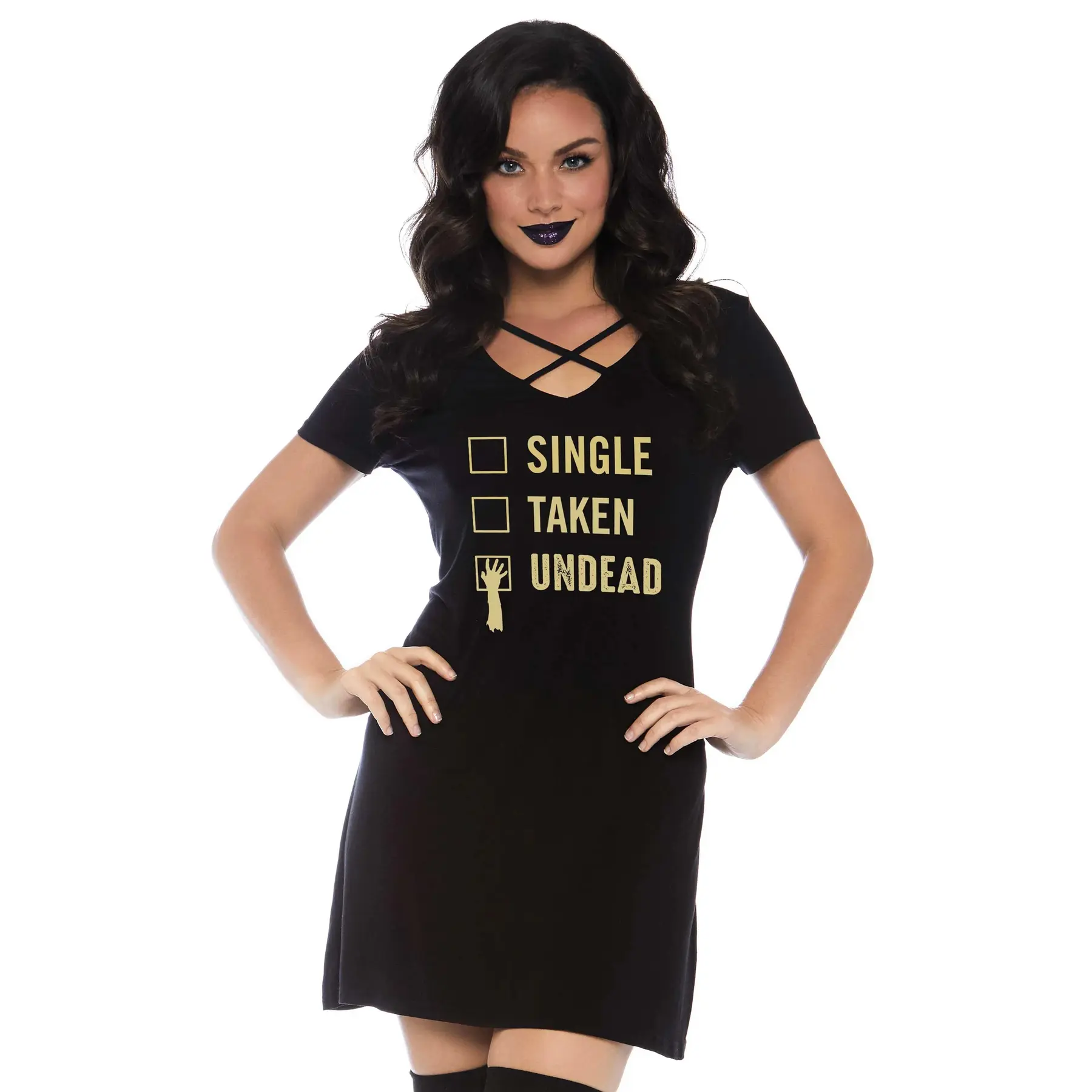 Zombie T-Shirt Kleid Jersey Damen Leg Avenue