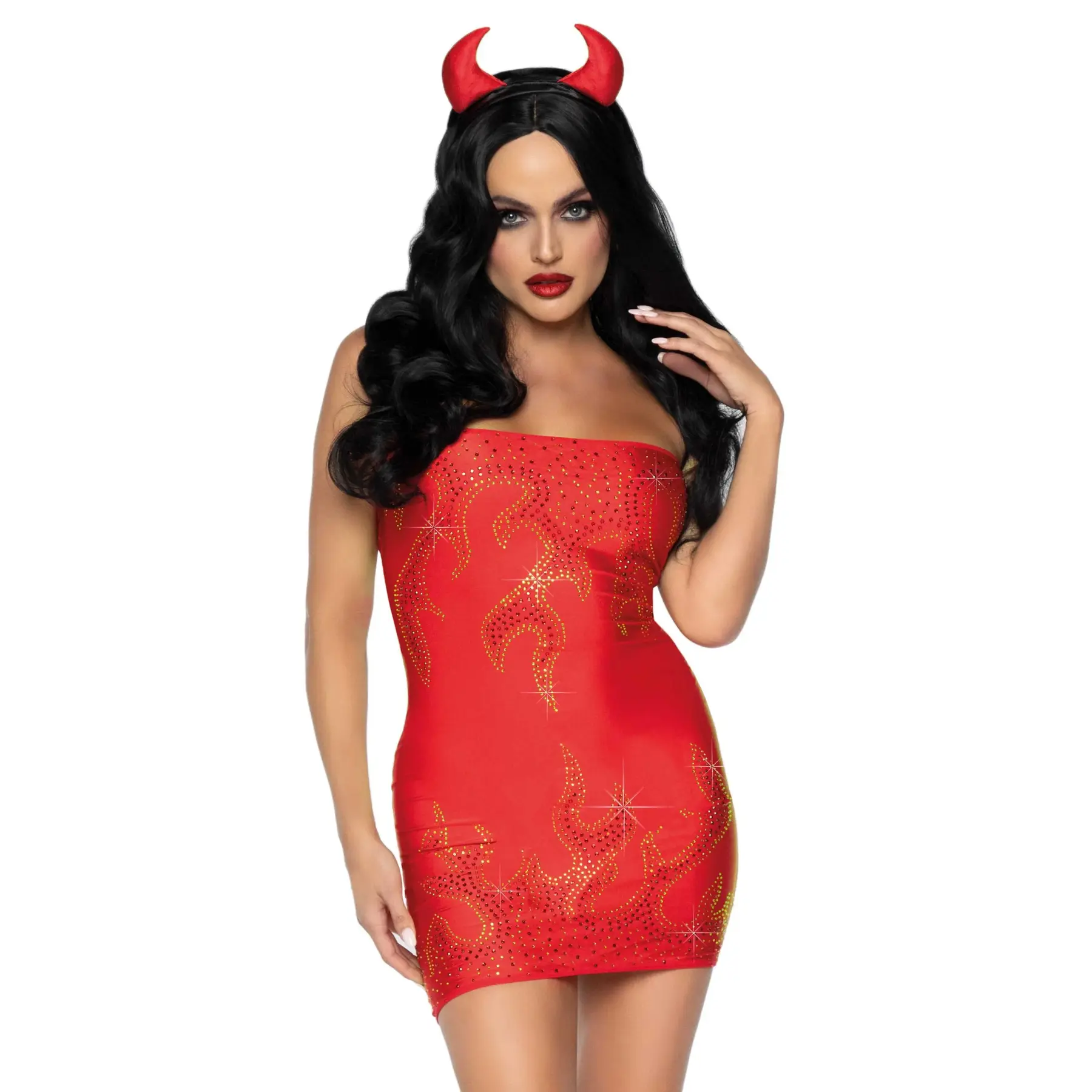 Kleid Damen Leg Avenue Bedazzled Devil