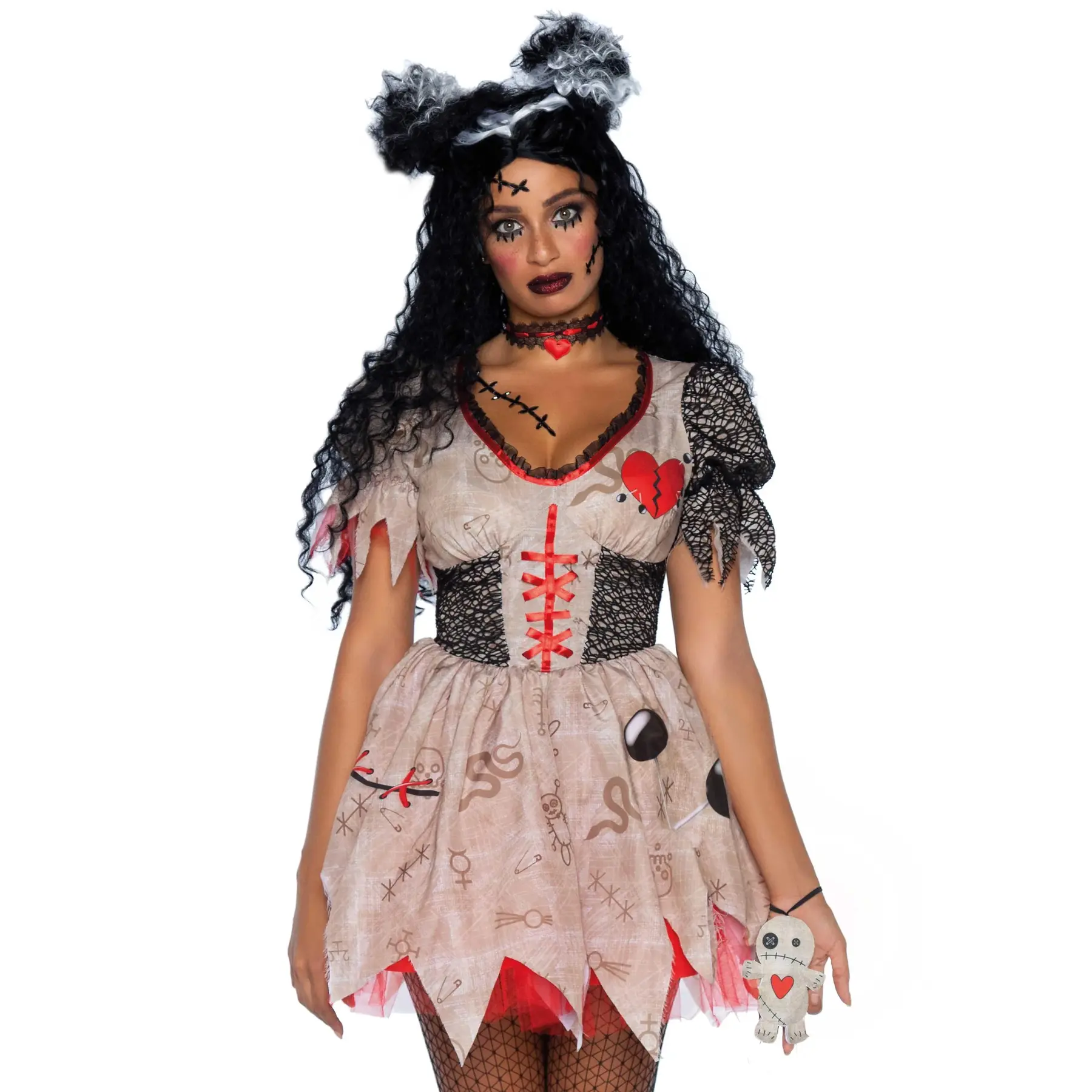 Kleid Damen Leg Avenue Voodoo Doll