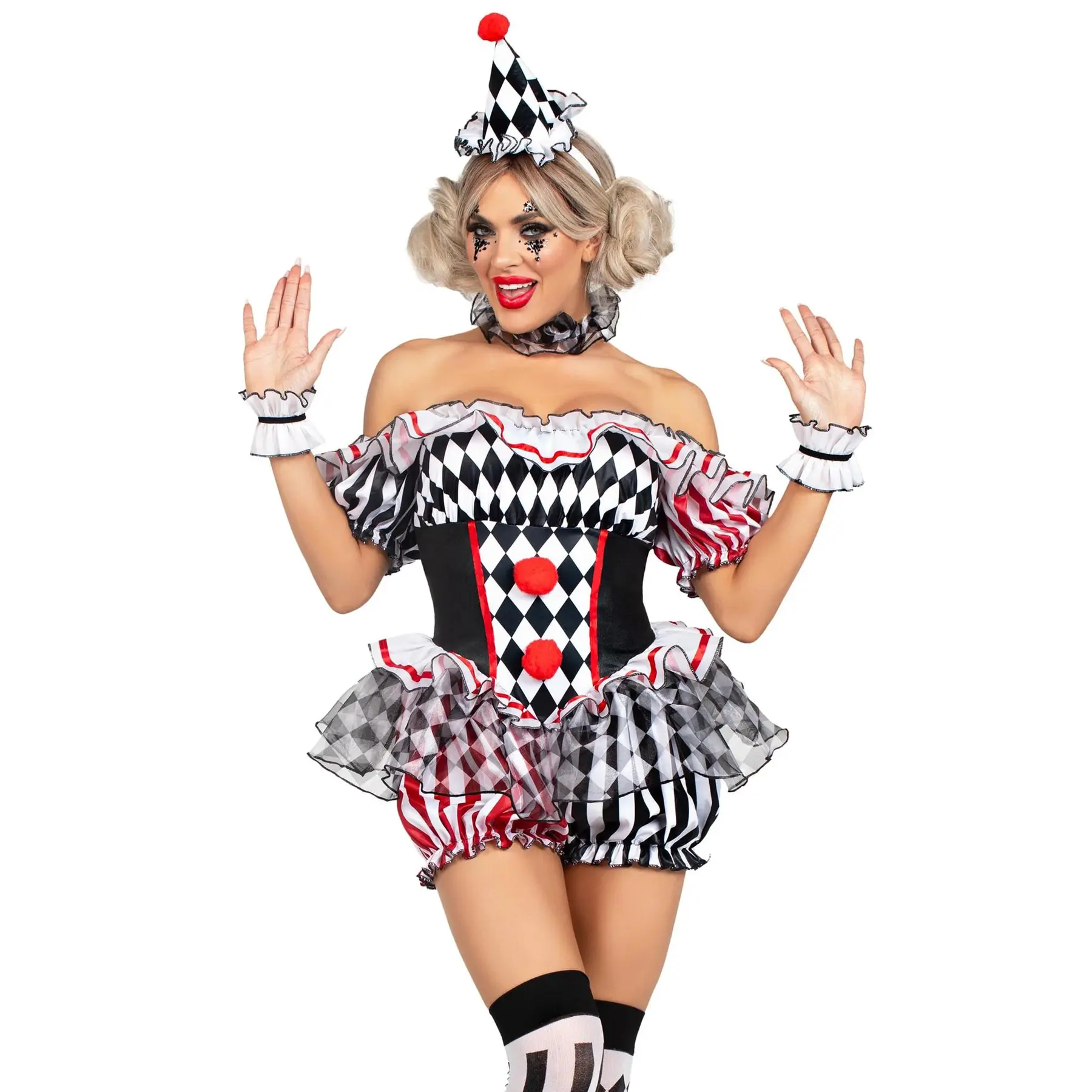 Kostüm Damen Leg Avenue Harlequin