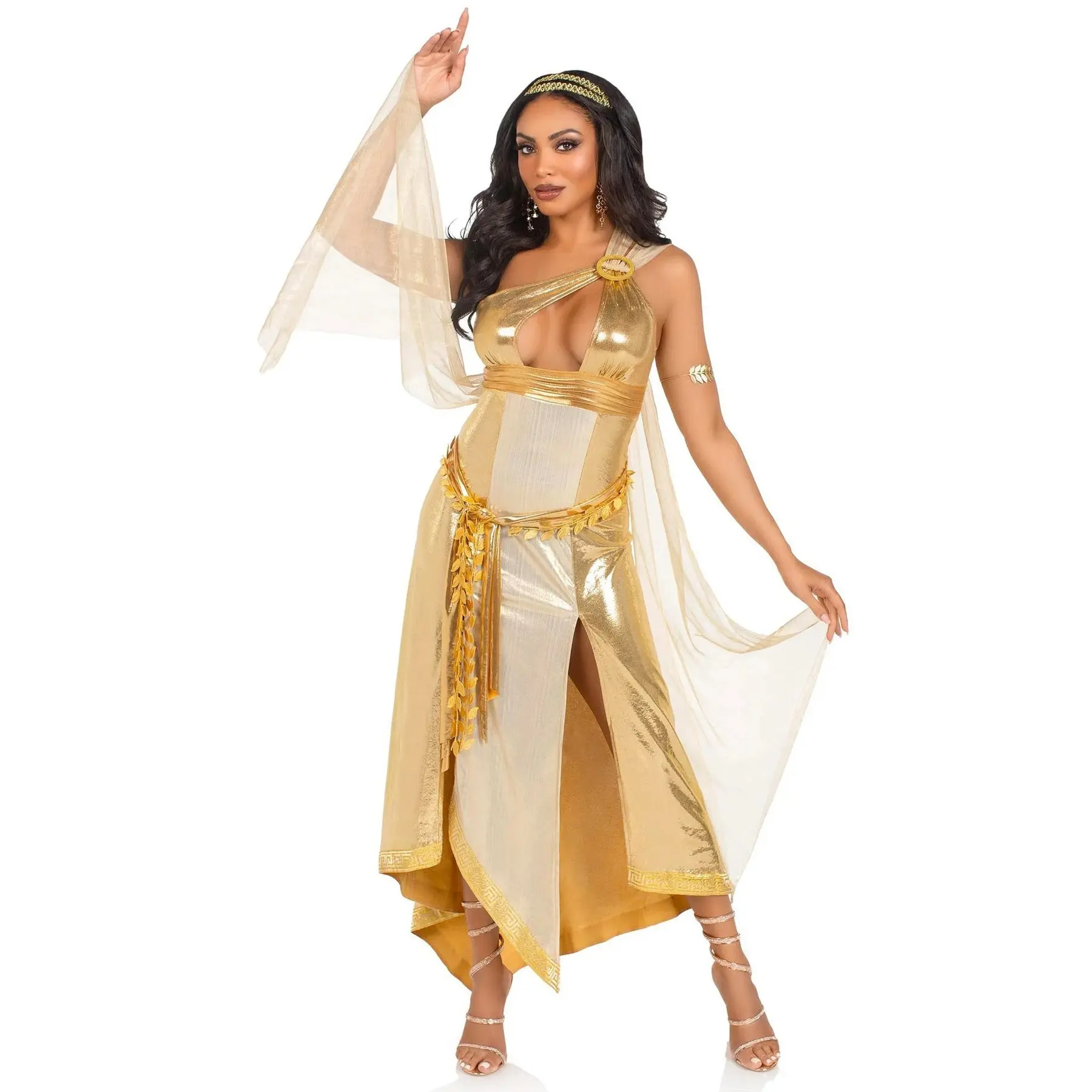 Kleid Damen Leg Avenue Golden Goddess