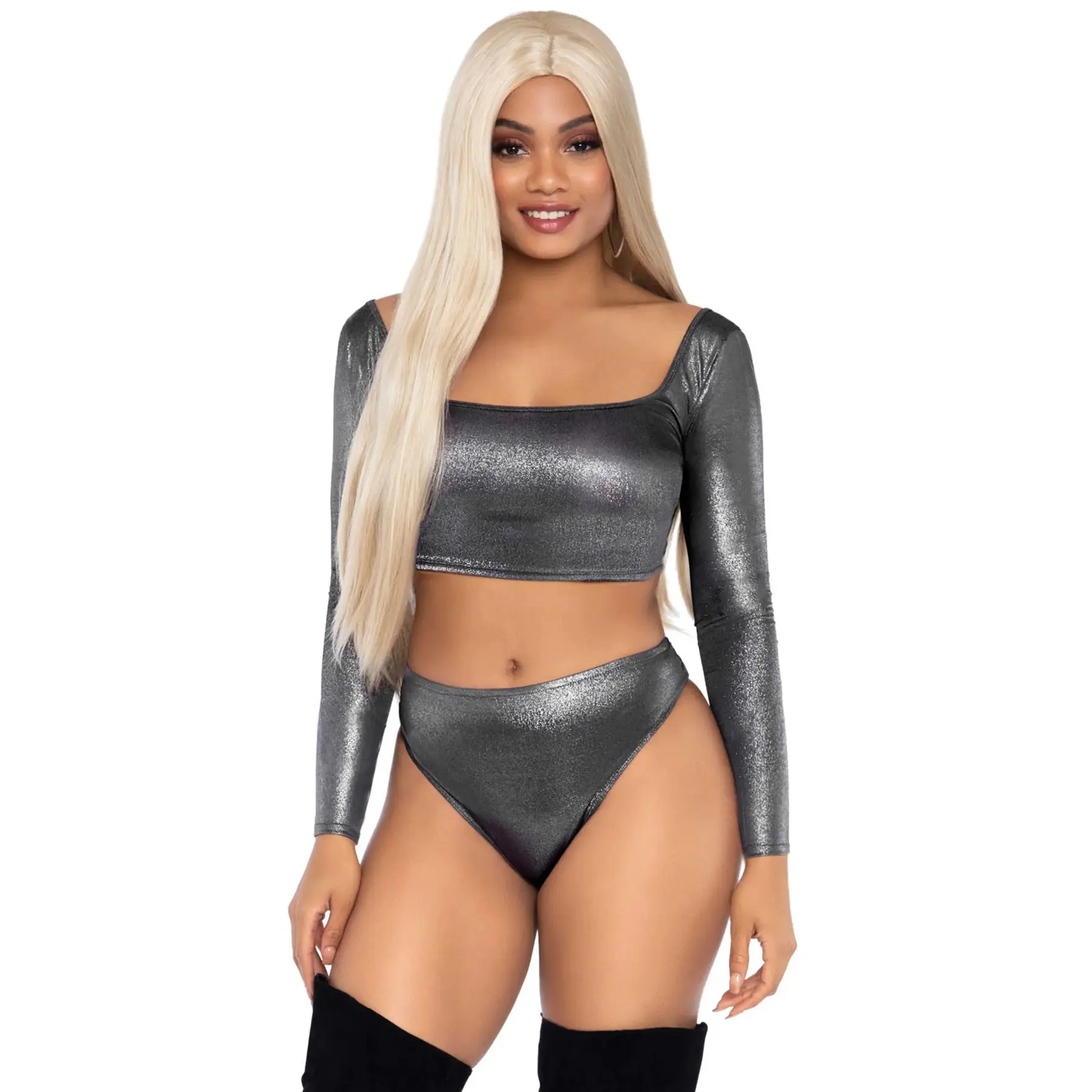 Completo sportivo da donna  Metallic