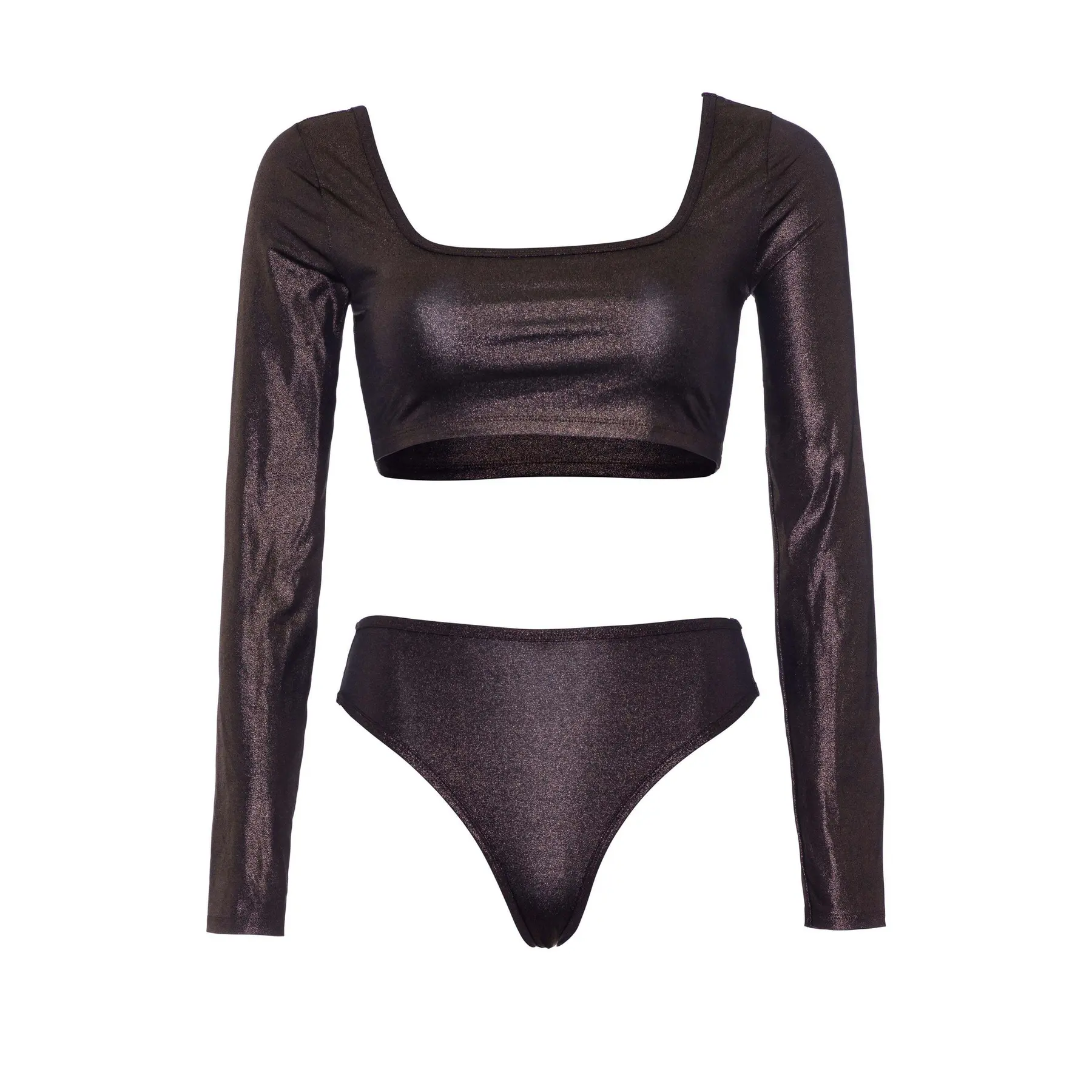 Completo sportivo da donna  Metallic Top