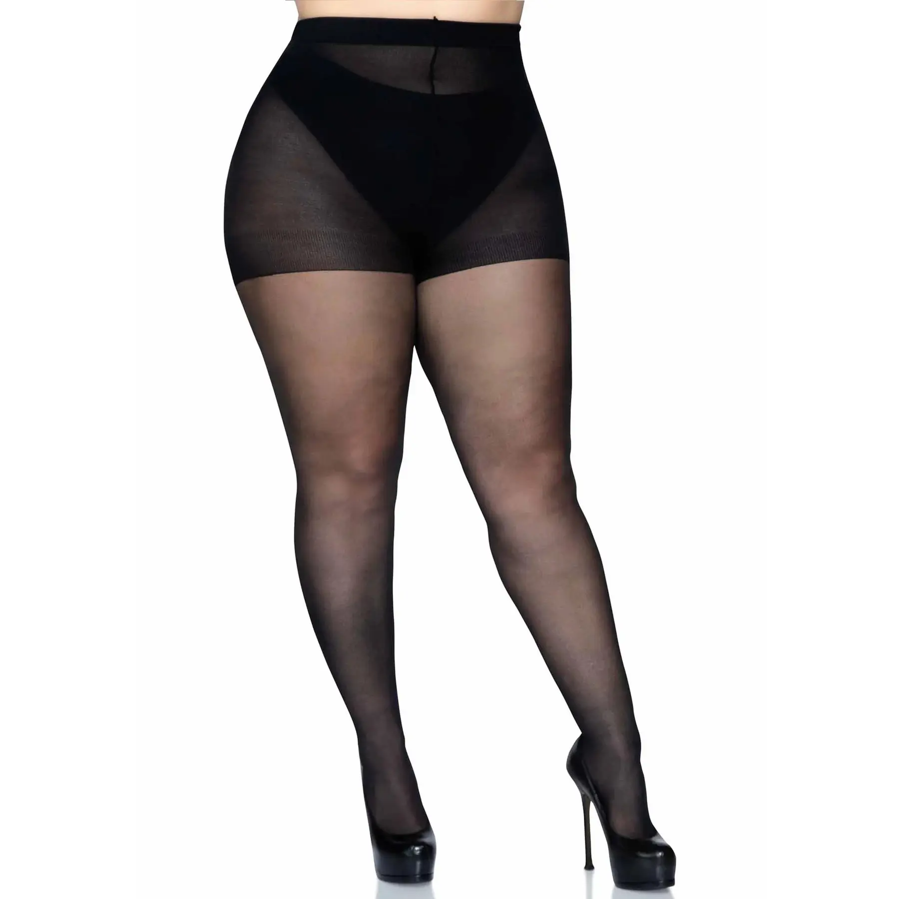 Collant Couture Arrière Plus Damen Leg Avenue