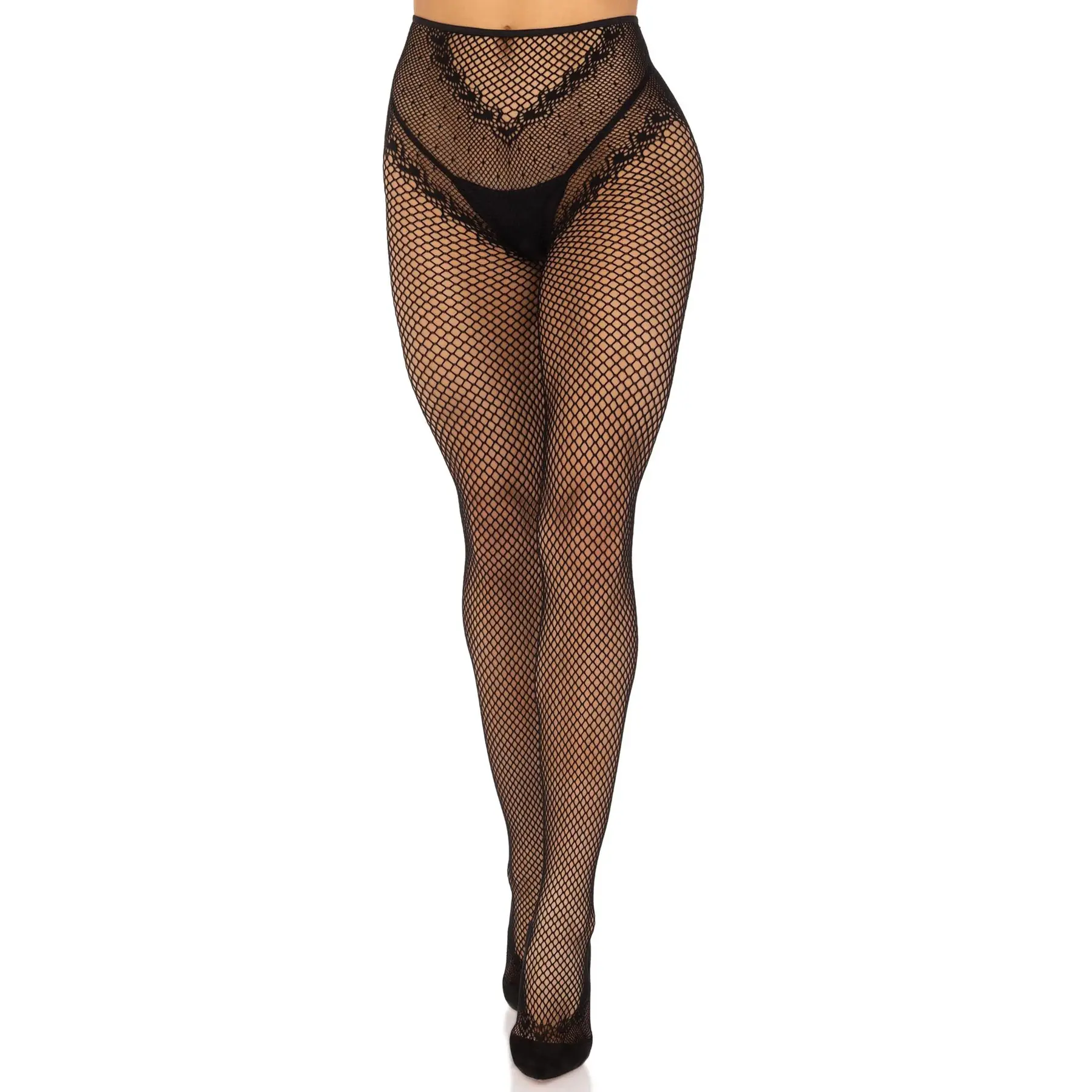 Leggings Damen Leg Avenue Crotchless Backseam