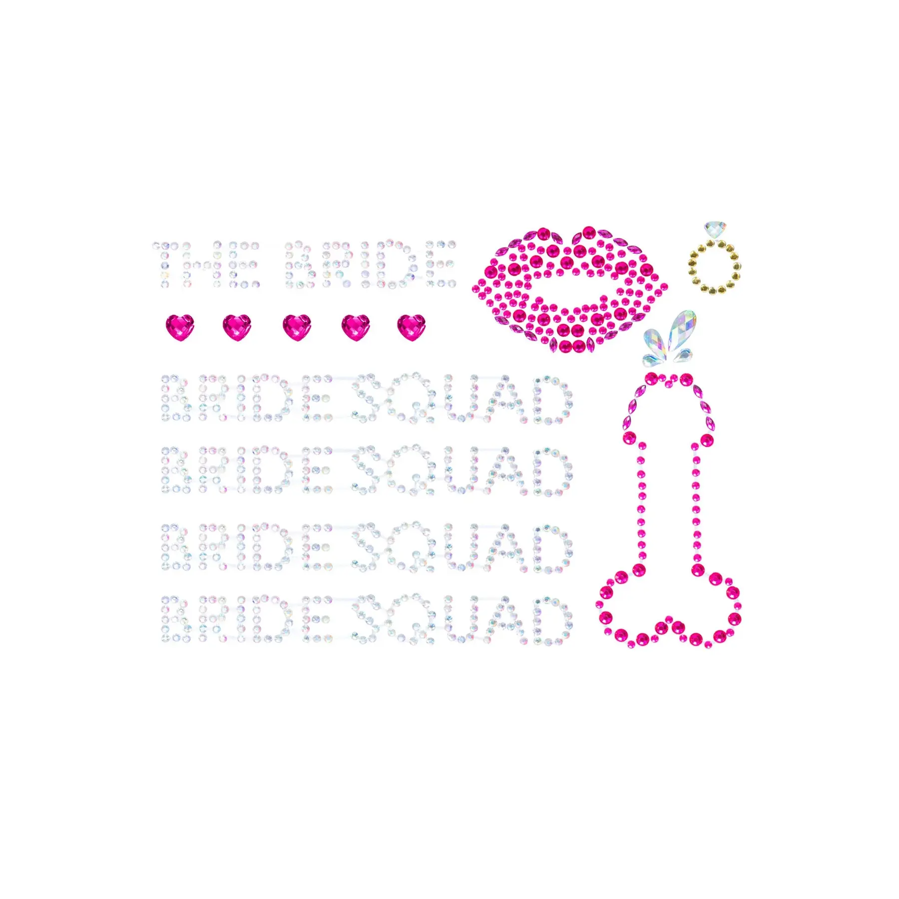 Körper-Schmuck Damen Leg Avenue Bride Squad
