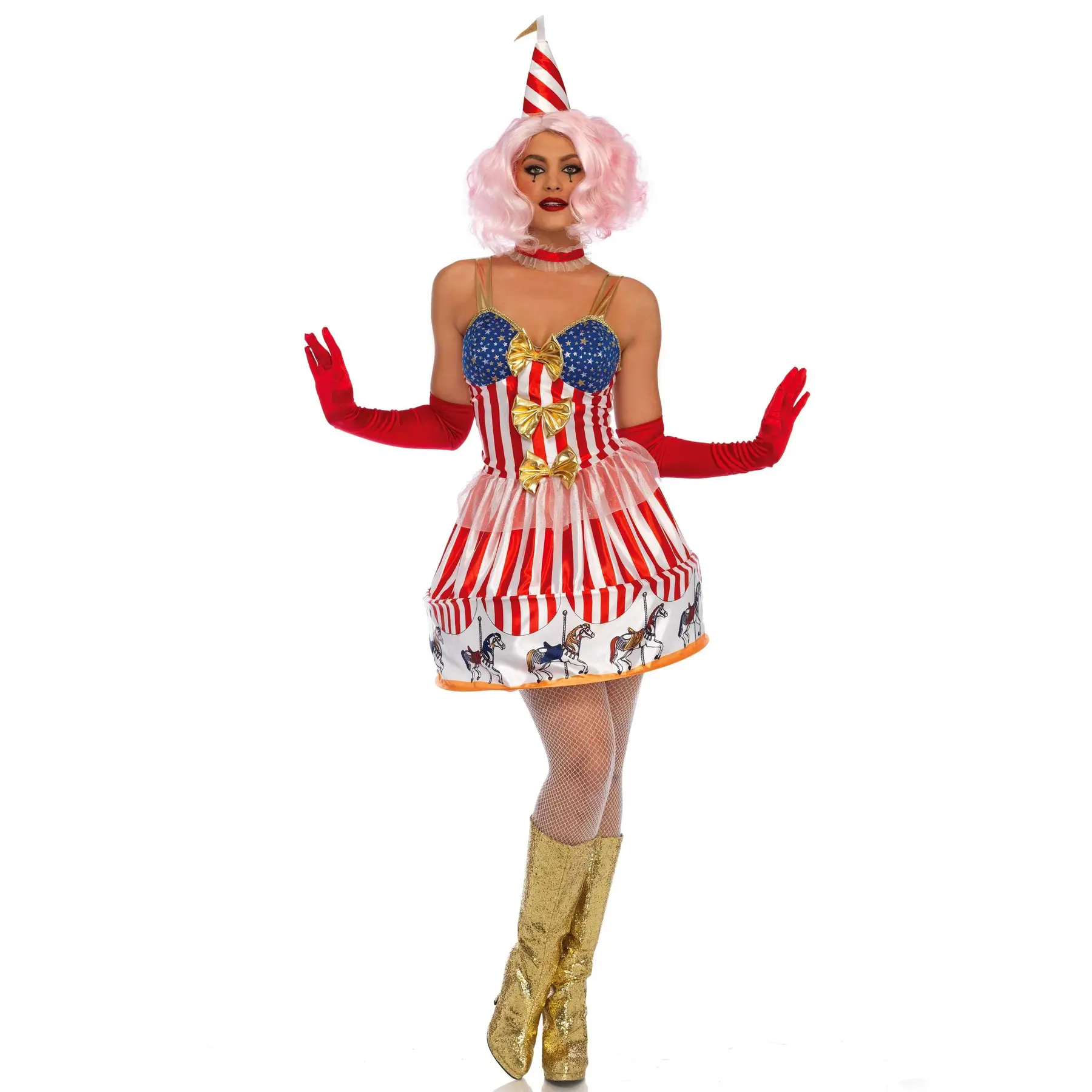 Kleid Damen Leg Avenue Clown