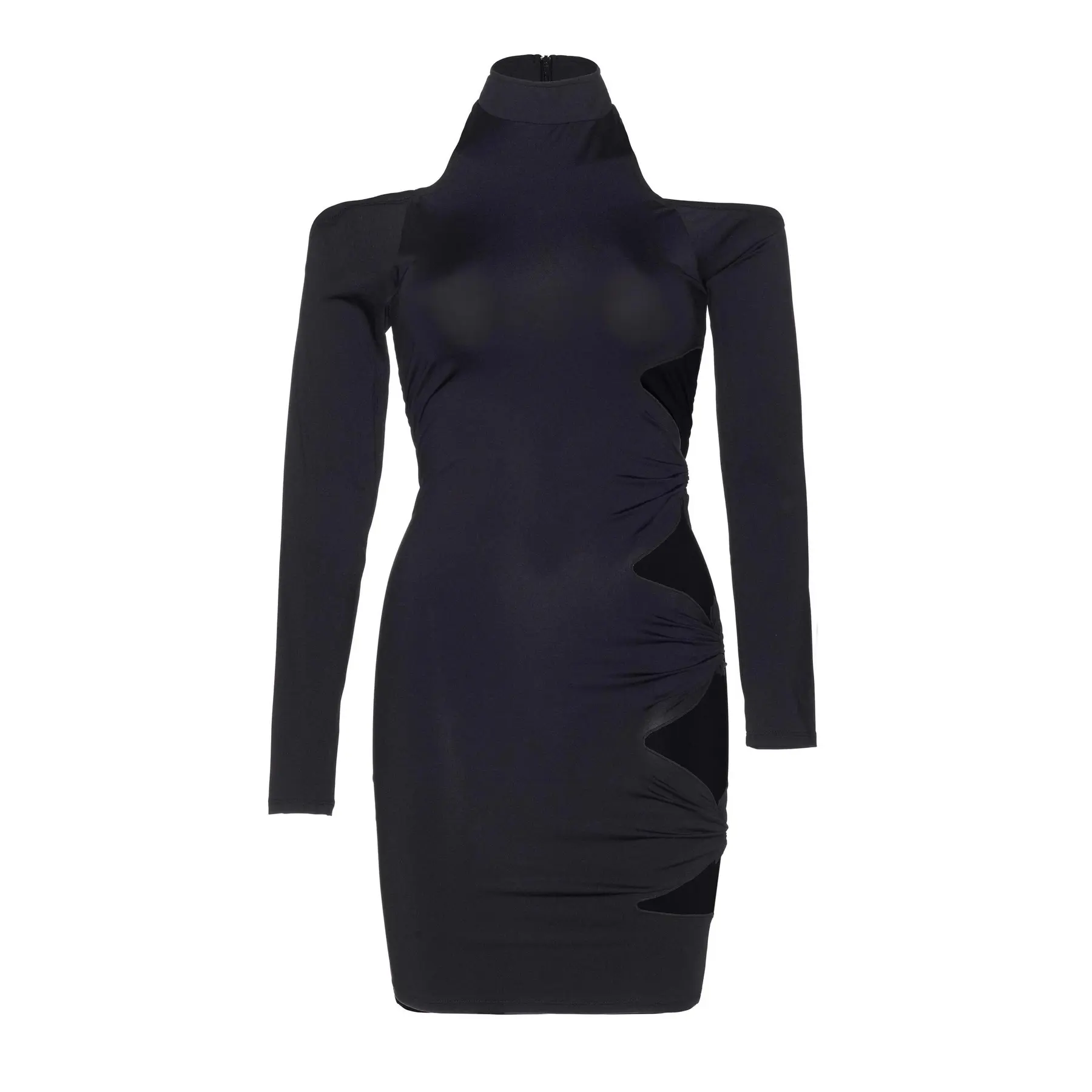 Figurbetontes Kleid mit schulterfreien Ärmeln Damen Leg Avenue