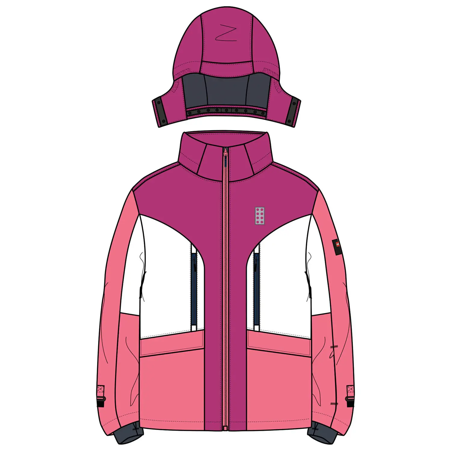 Skijacke mit Kapuze Kind Lego Wear Jian 713