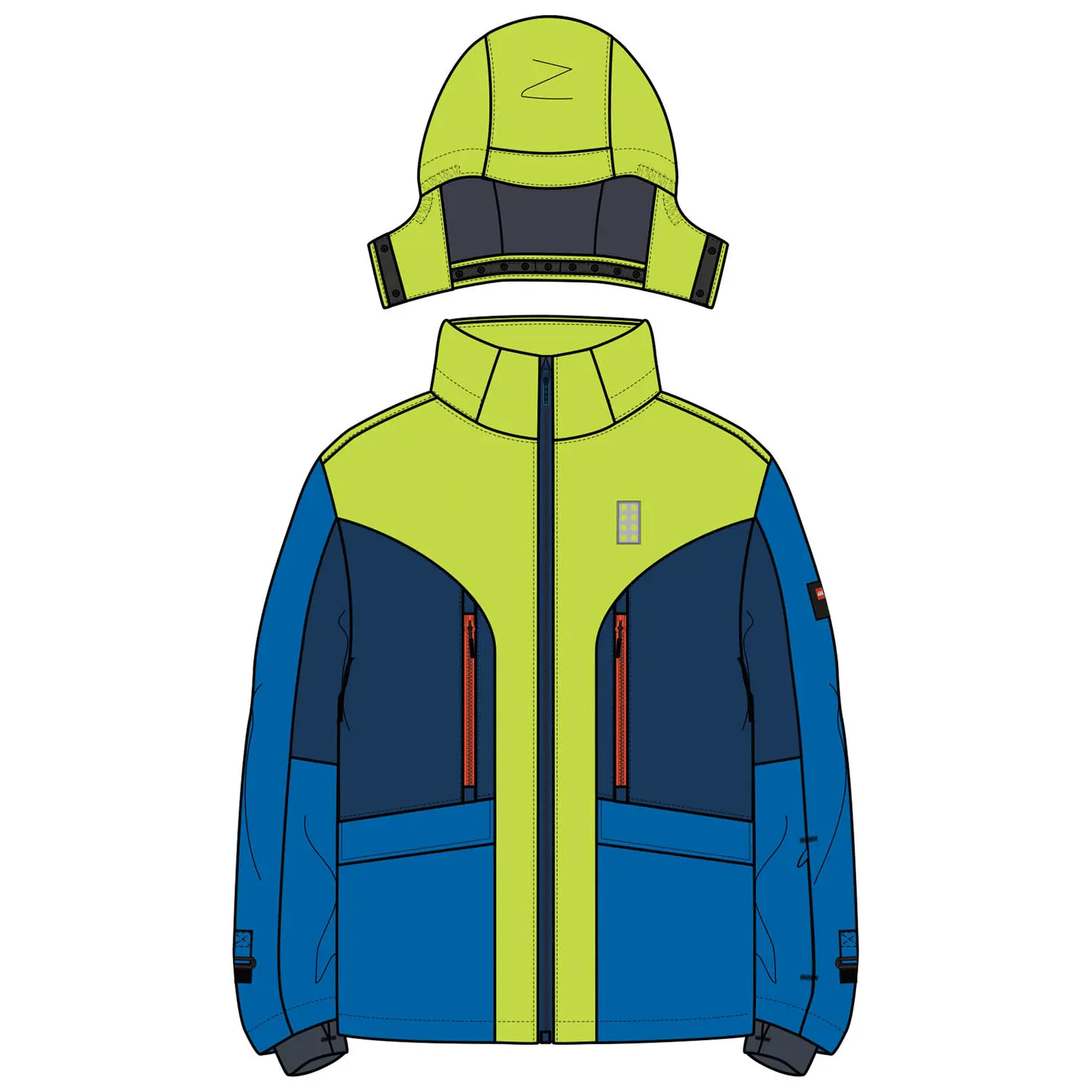 Skijacke mit Kapuze Kind Lego Wear Jian 713