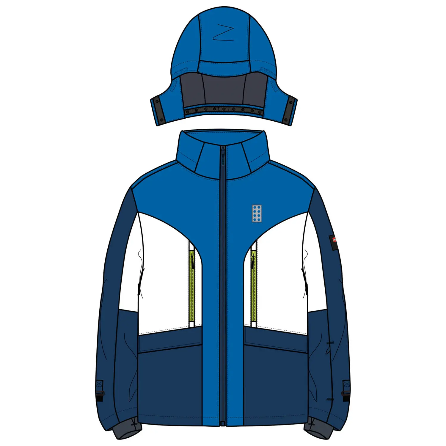 Skijacke mit Kapuze Kind Lego Wear Jian 713