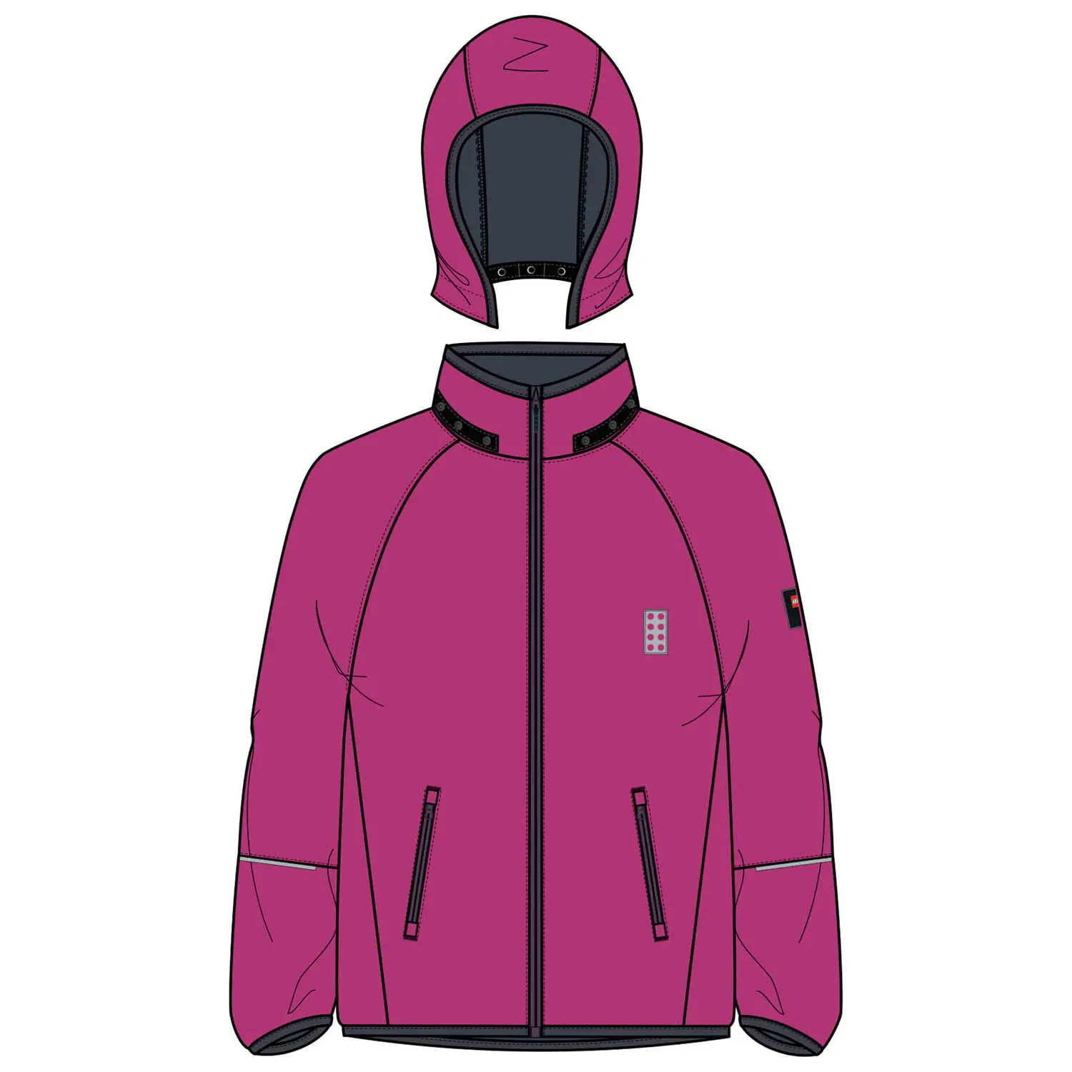 Softshell Hoodie für Kinder Lego Wear SKY 764