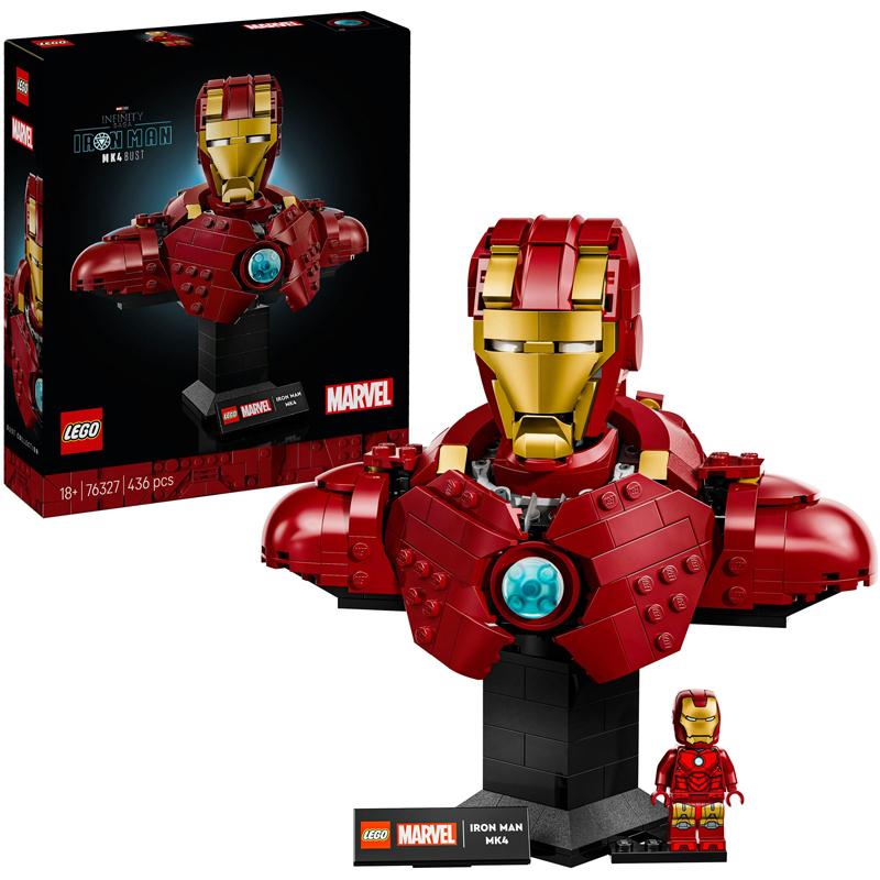 5702017824208 - 76327 Marvel Super Heroes Iron Man MK4 Konstruktionsspielzeug