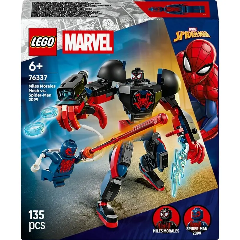 Jeux de construction robot m,morales vs spiderman Lego