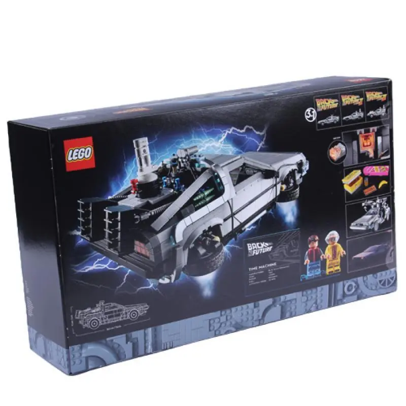 Auto Spiele - delorean dmc-12 die zeitmaschine aus zurück in die zukunft Lego Creator Expert 10300