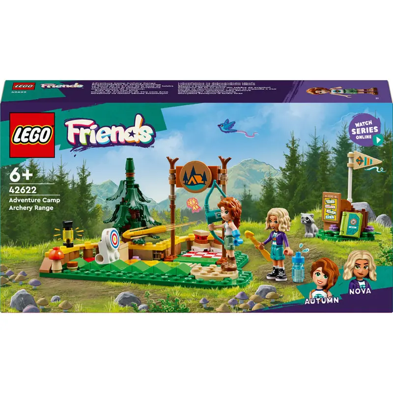 Bauset mit Zielscheibe Bogenschießen Freunde Lego