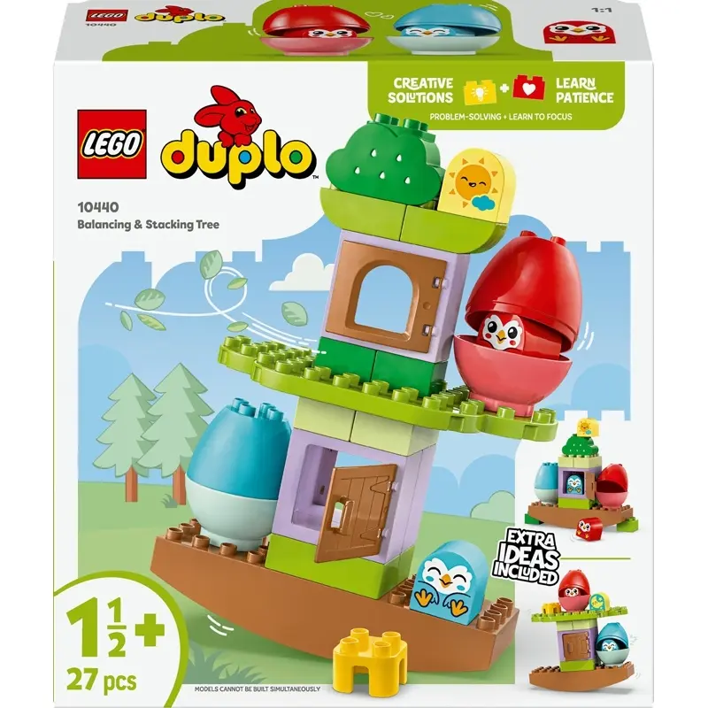 Balancierbaum Baukasten + Duplo Stapelspiel Lego