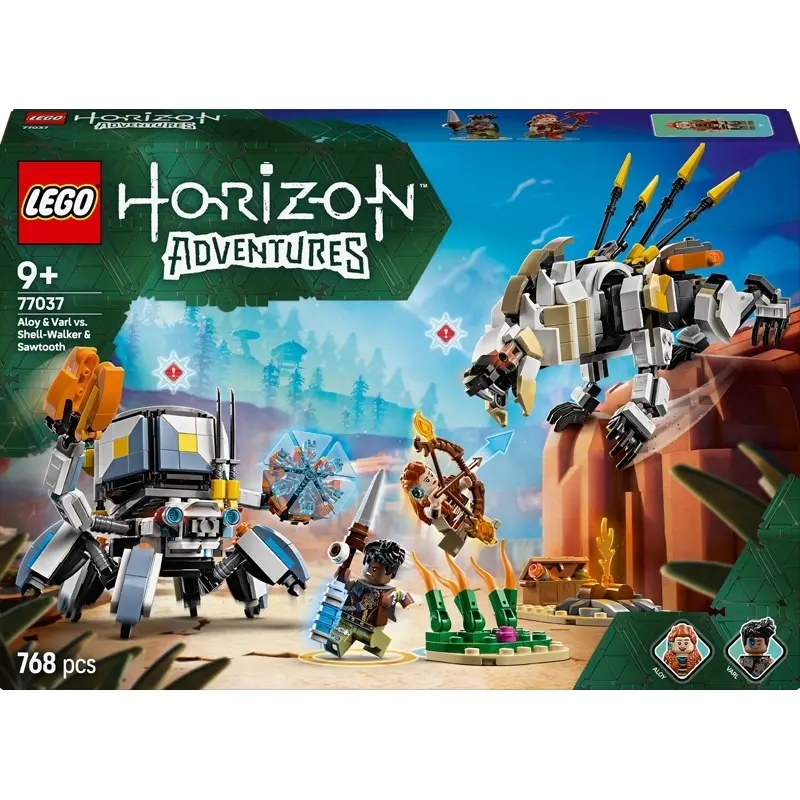 5702017591759 - 77037 Horizon Adventures Aloy und Varl vs Panzerwanderer und Sägezahn Konstruktionsspielzeug