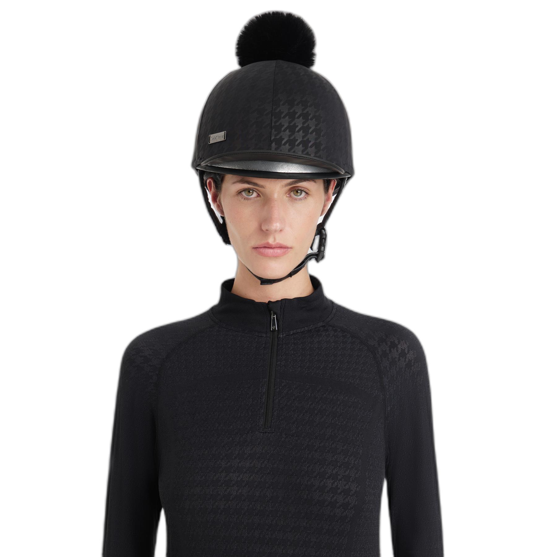 Toque per casco da equitazione motivo pied-de-poule LeMieux Aspen
