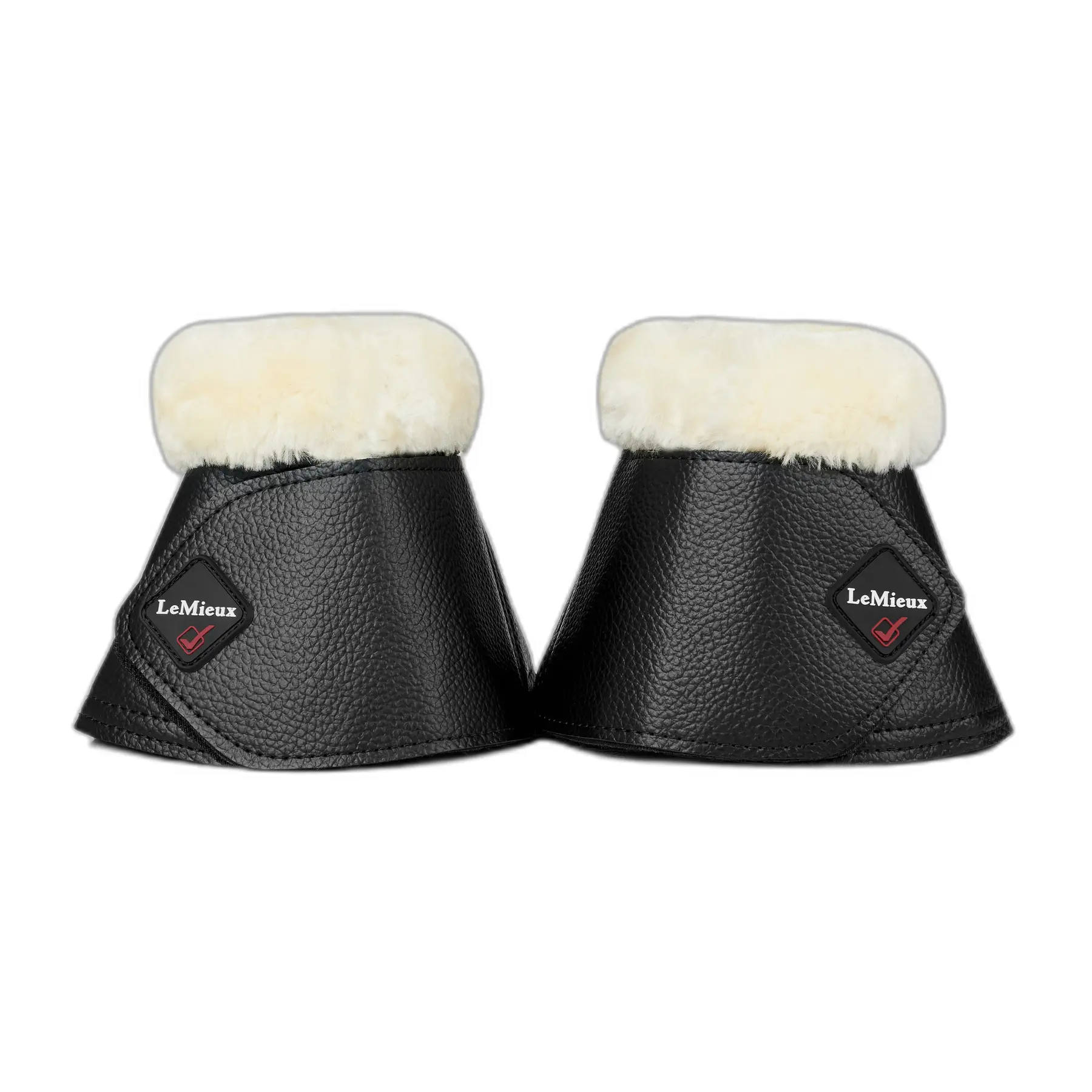 Lemieux Noir Hind Leg Gaiters For Horses Wrapround Over Reach