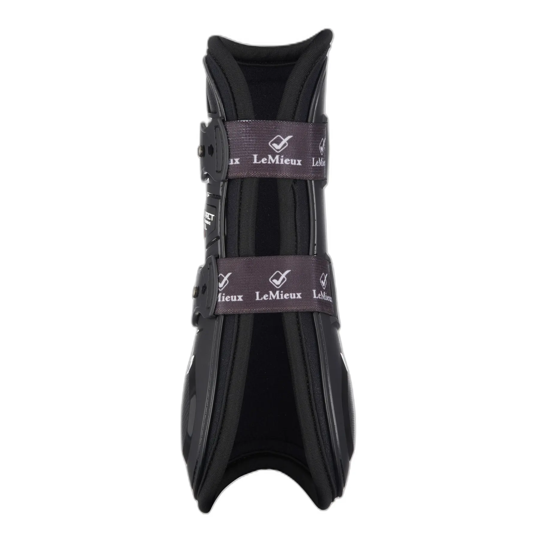 Lemieux Noir Open Front Gaiters For Horses Impact Responsive