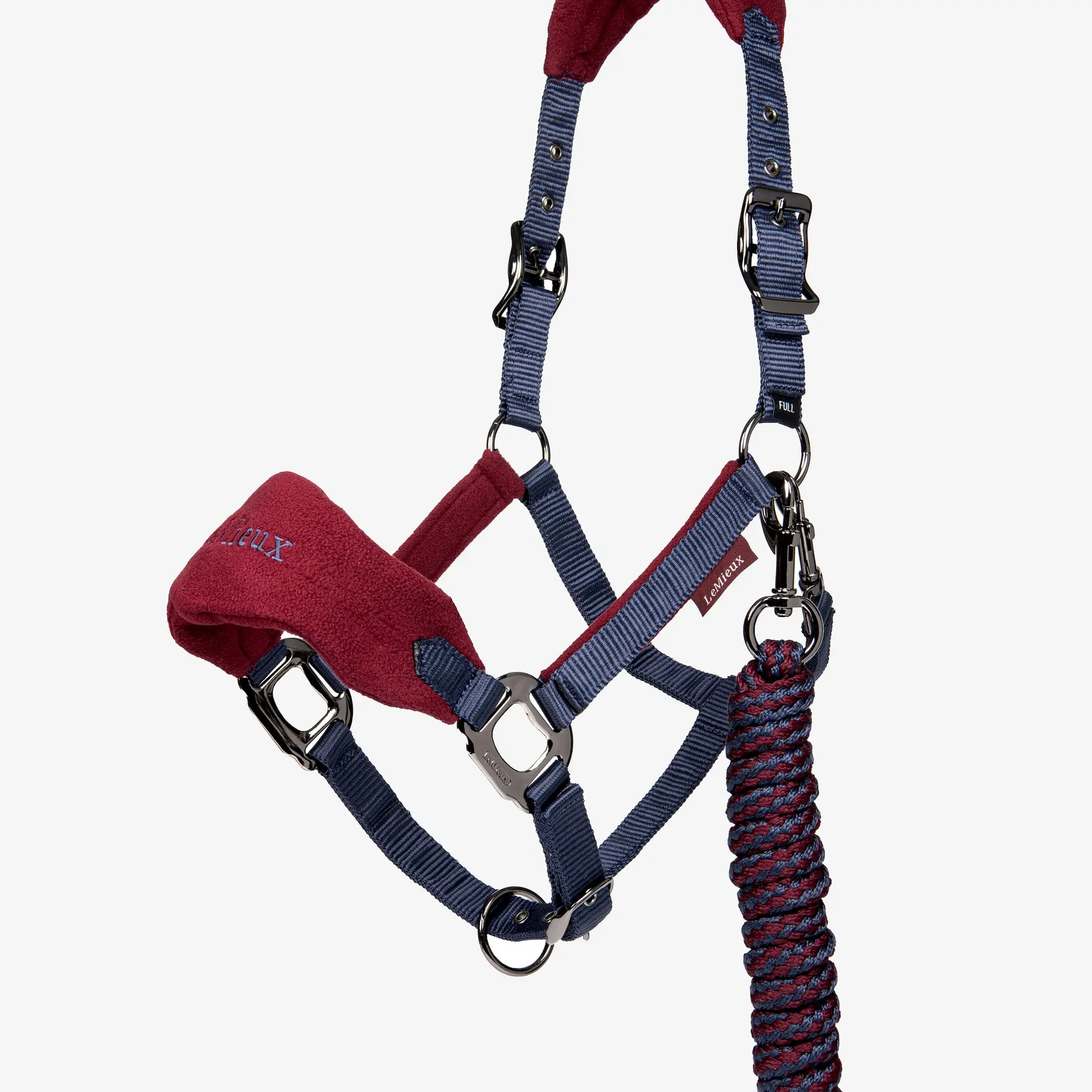 Lemieux Rouge Halter And Lead Rope Set Vogue