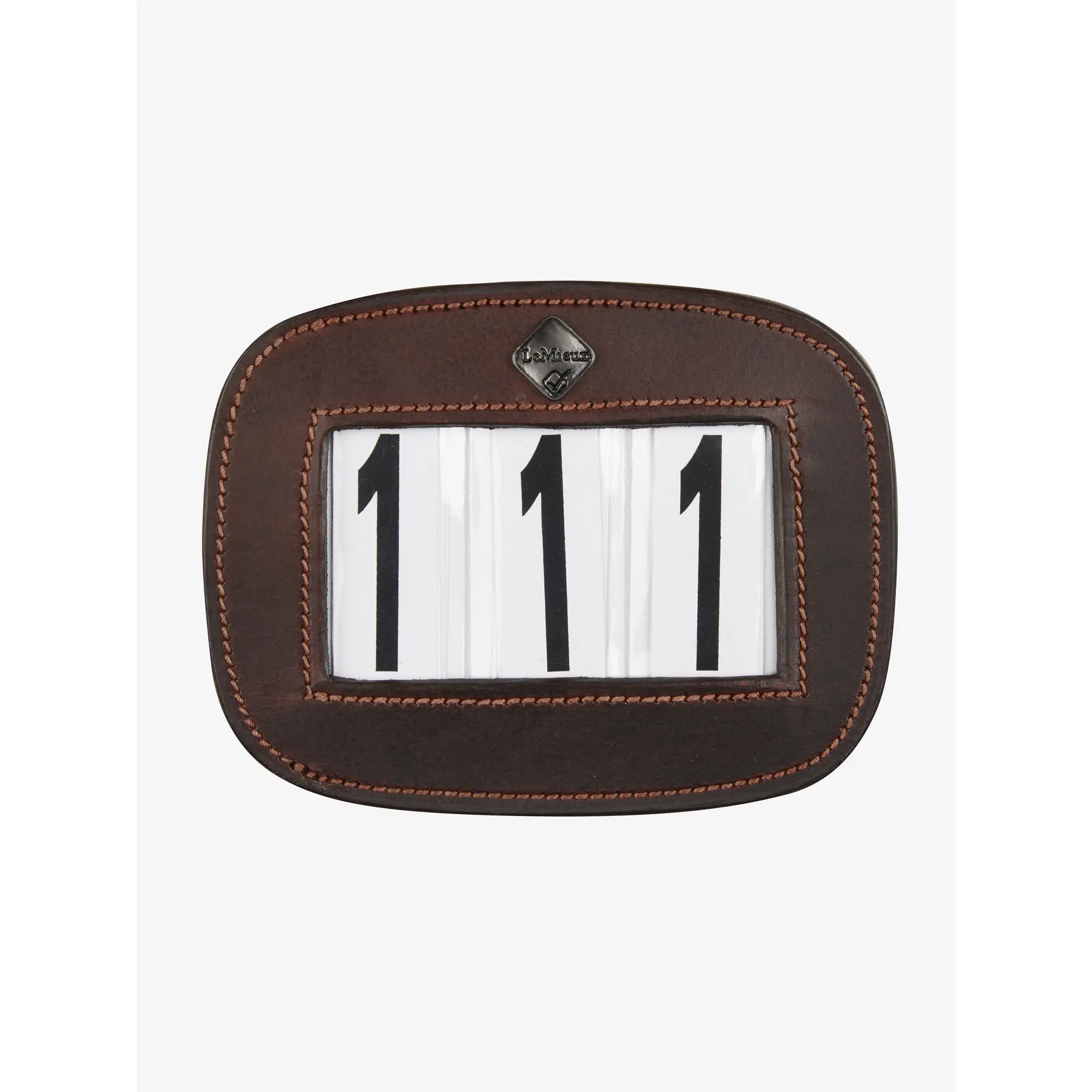 Lemieux Marron Riding Saddle Number Holder
