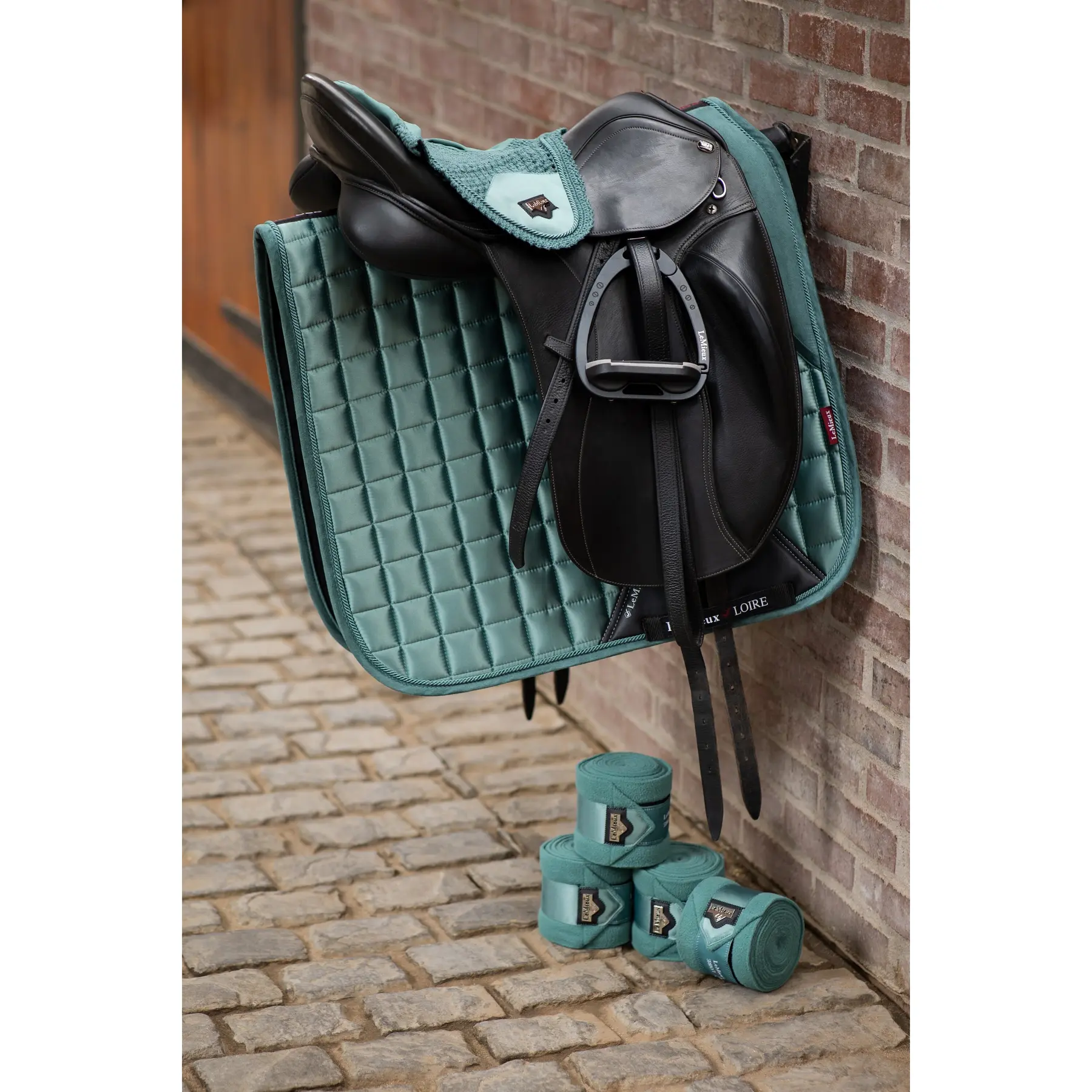 Ensemble Tapis De Selle LeMieux Sage Loire - Lot Assortis Neuf Avec Étiquettes