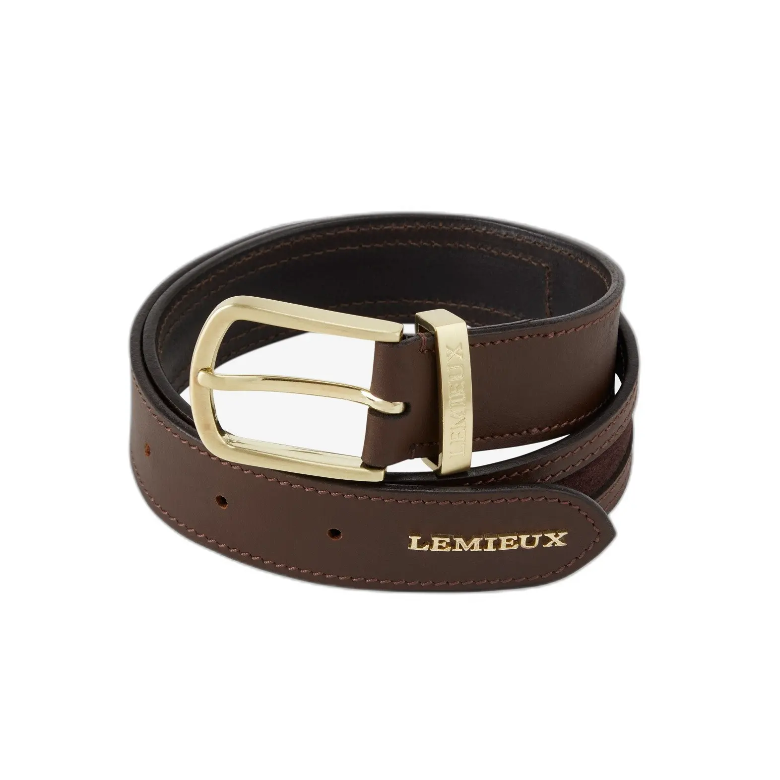 Lemieux Women's Marron Belt With Suede Insert For