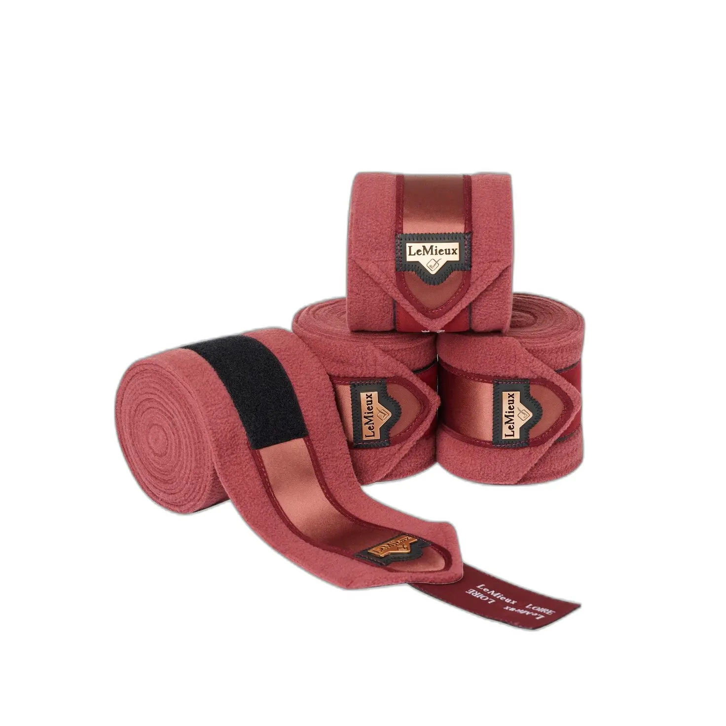 Lemieux Rose Polo Wraps For Horse Loire