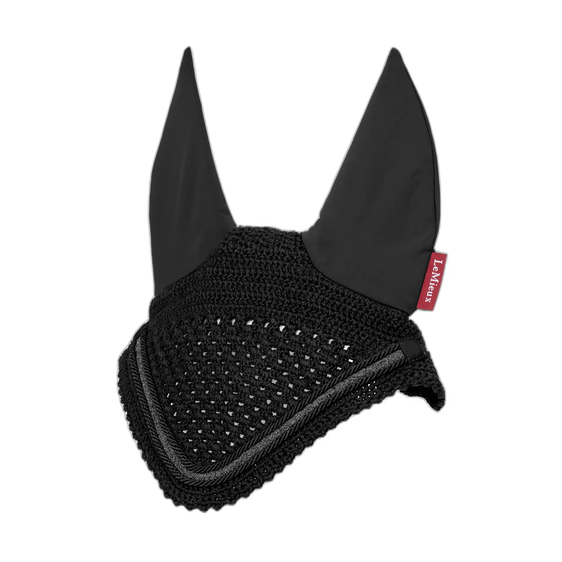 Lemieux Noir Fly Veil For Horses Crystal