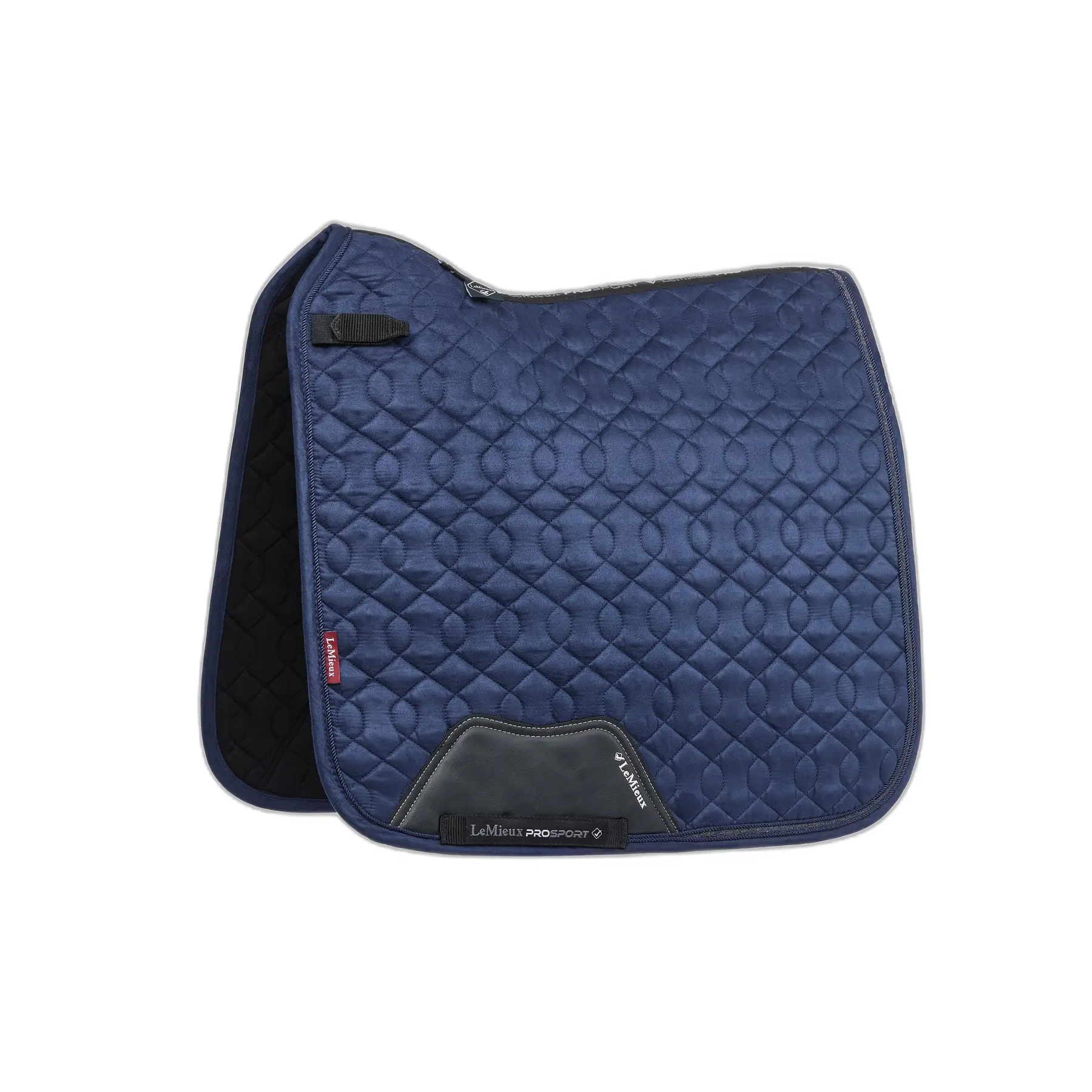 Lemieux Bleu Dressage Saddle Pad Crystal Suede