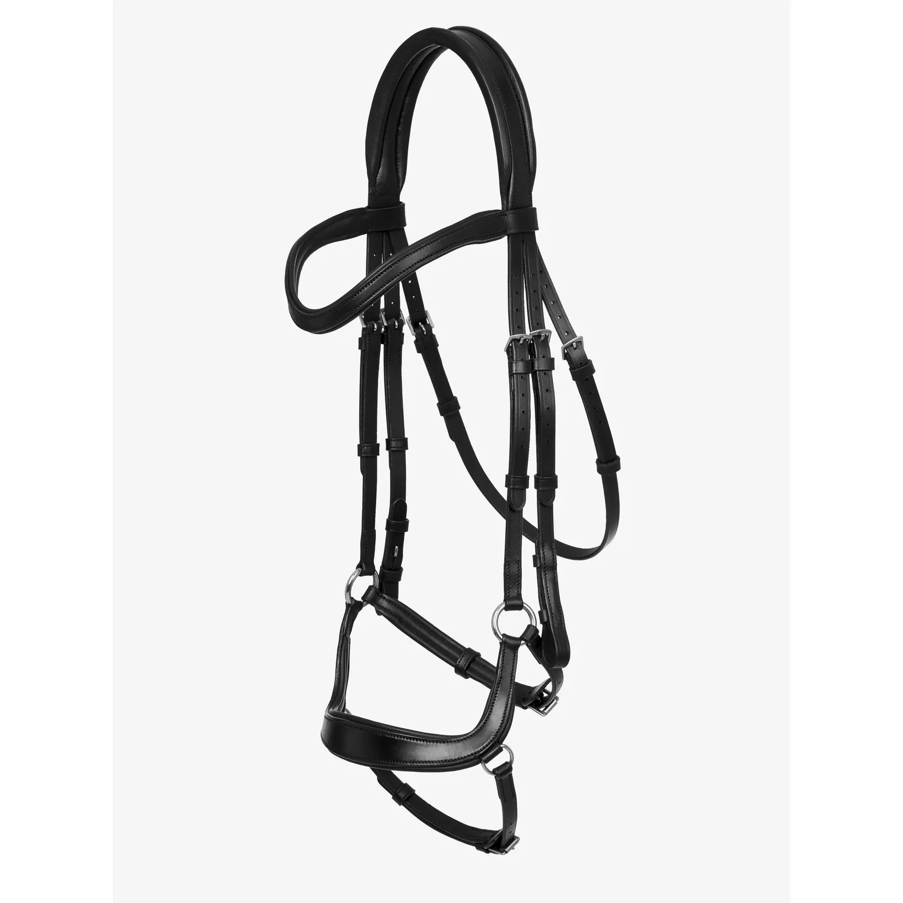Lemieux Noir Riding Bridle Arika Drop