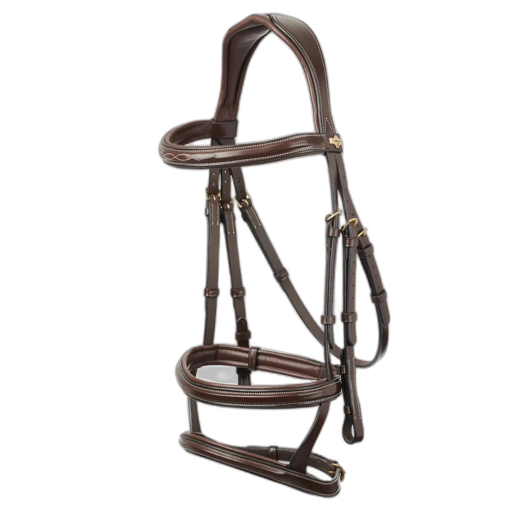 Comparer les prix de Bridons équitation pour cheval double muserolle LeMieux Kudos