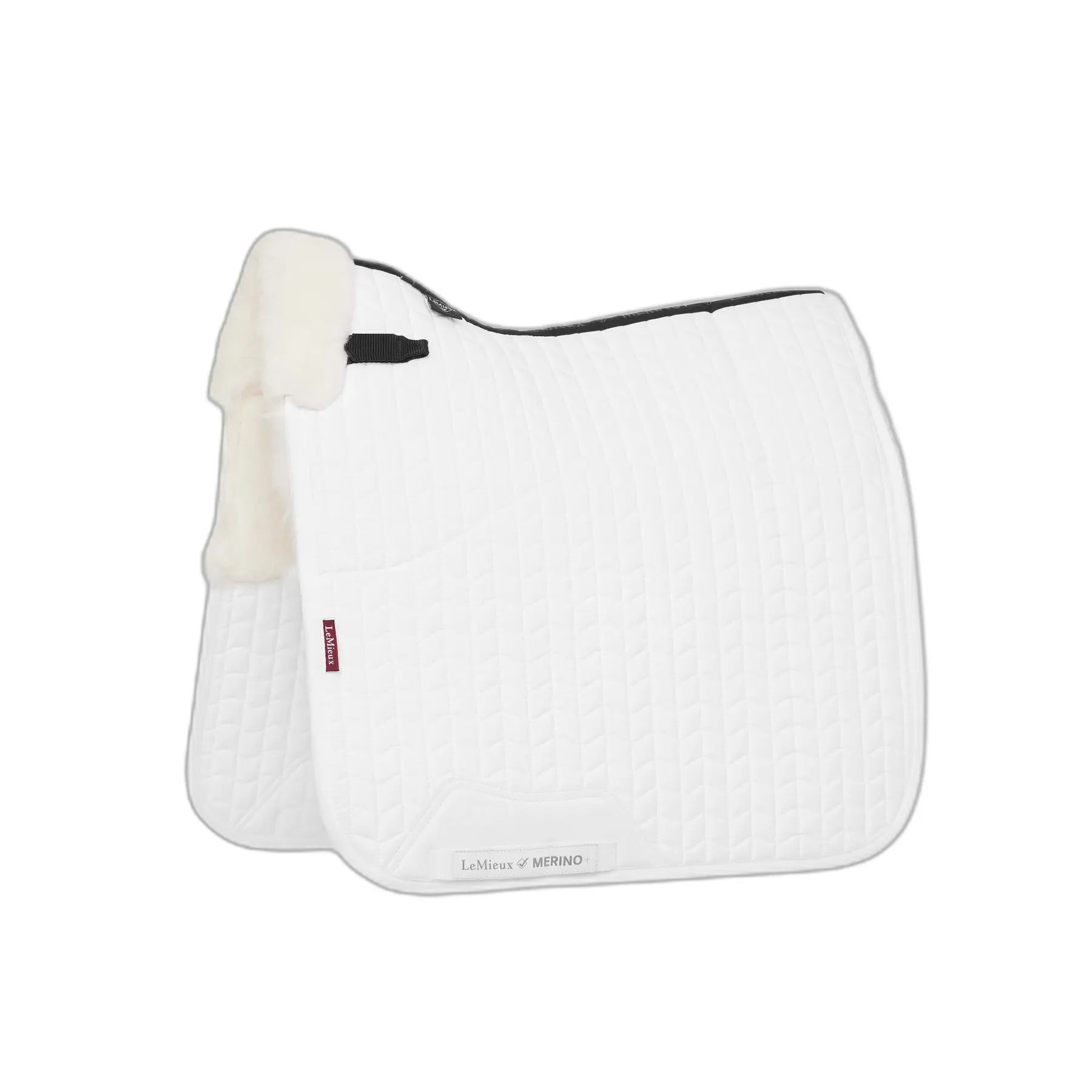 Lemieux Blanc Dressage Saddle Pad For Horses Merino+ Square