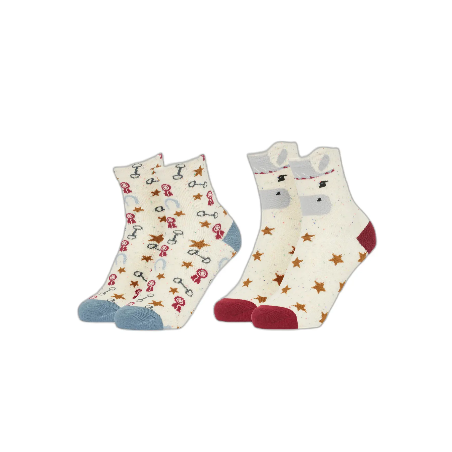 Comparer les prix de Chaussettes équitation personnage enfant LeMieux Mini Show (x2)