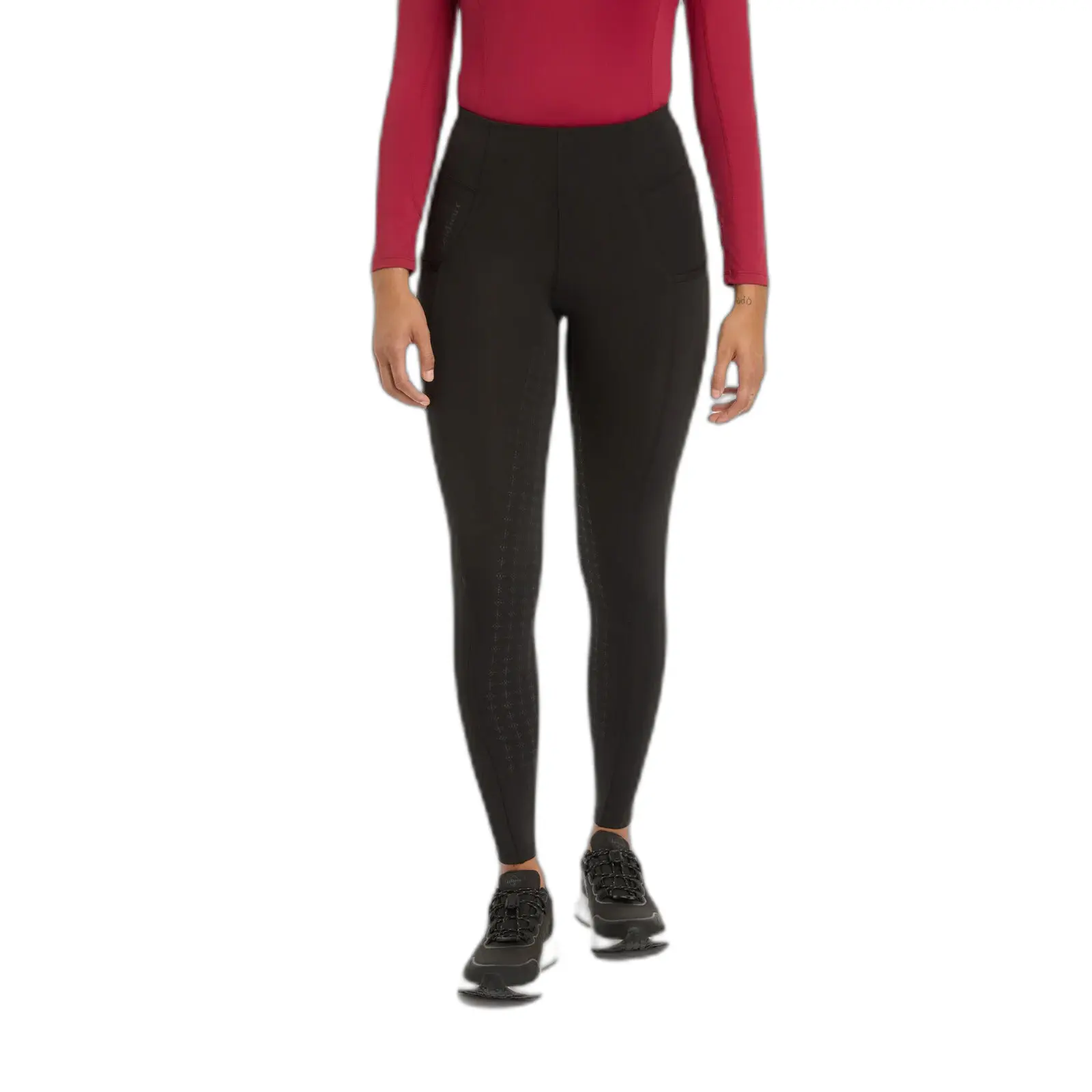 Lemieux Women's Noir Full Grip Riding Leggings Naomi