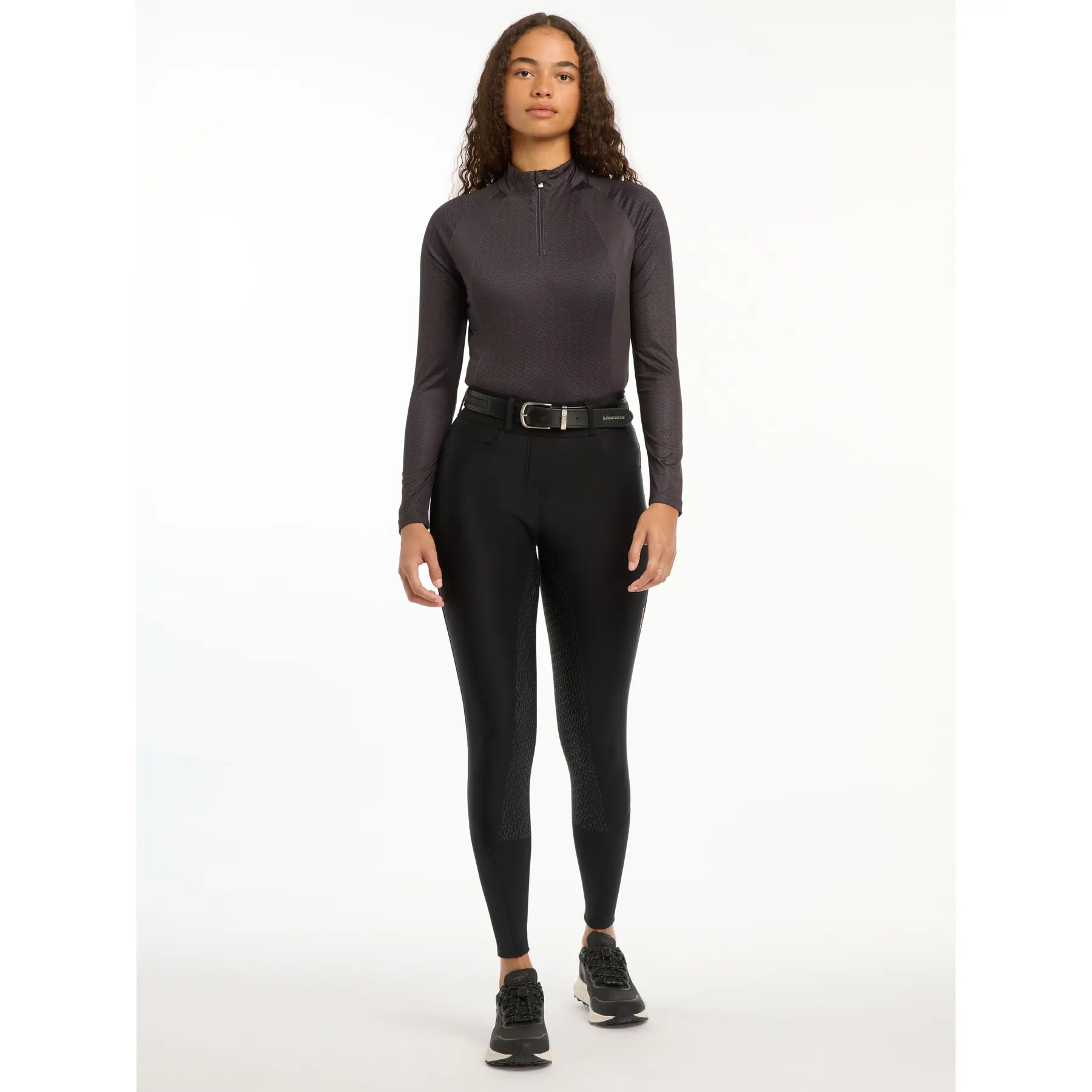 Lemieux Women's Noir Full Grip Riding Leggings Demi
