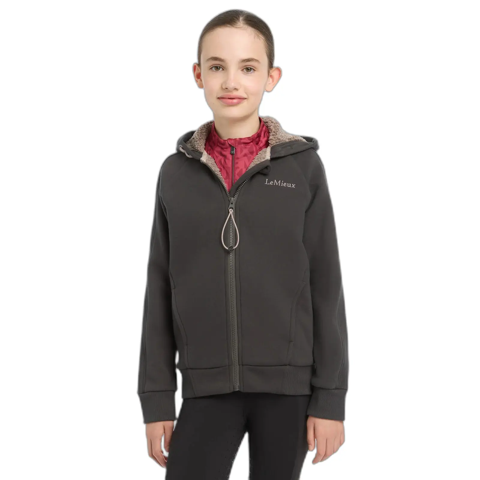 Lemieux Noir Kids' Half Zip Sweatshirt Rider Hettie