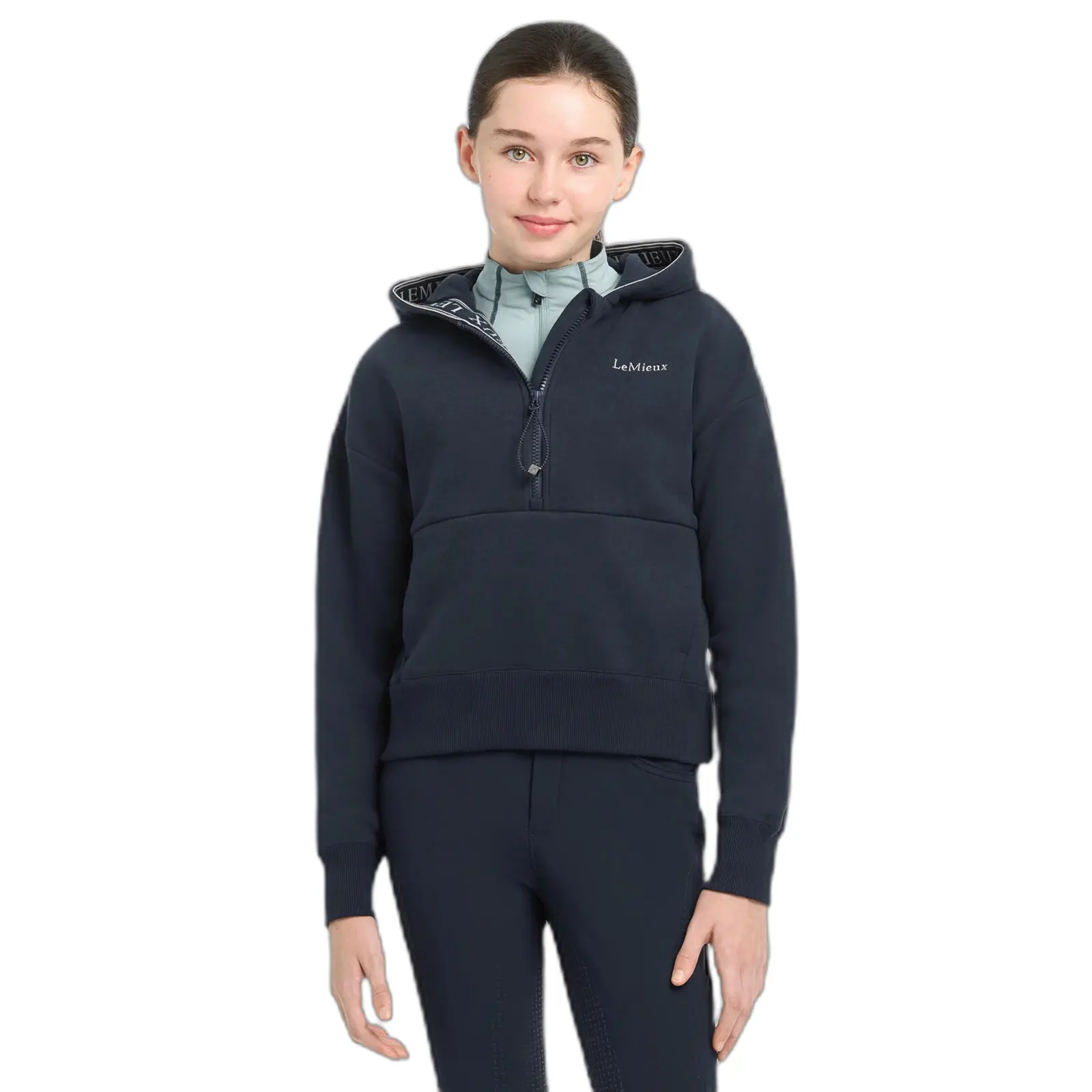 Comparer les prix de Sweatshirt half zip enfant LeMieux Rider Hettie