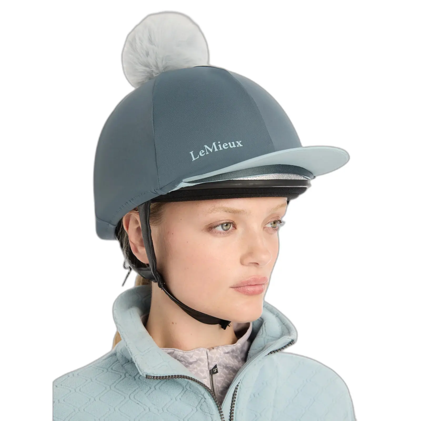 Meilleurs prix pour Toque pour casque équitation avec pompon femme LeMieux