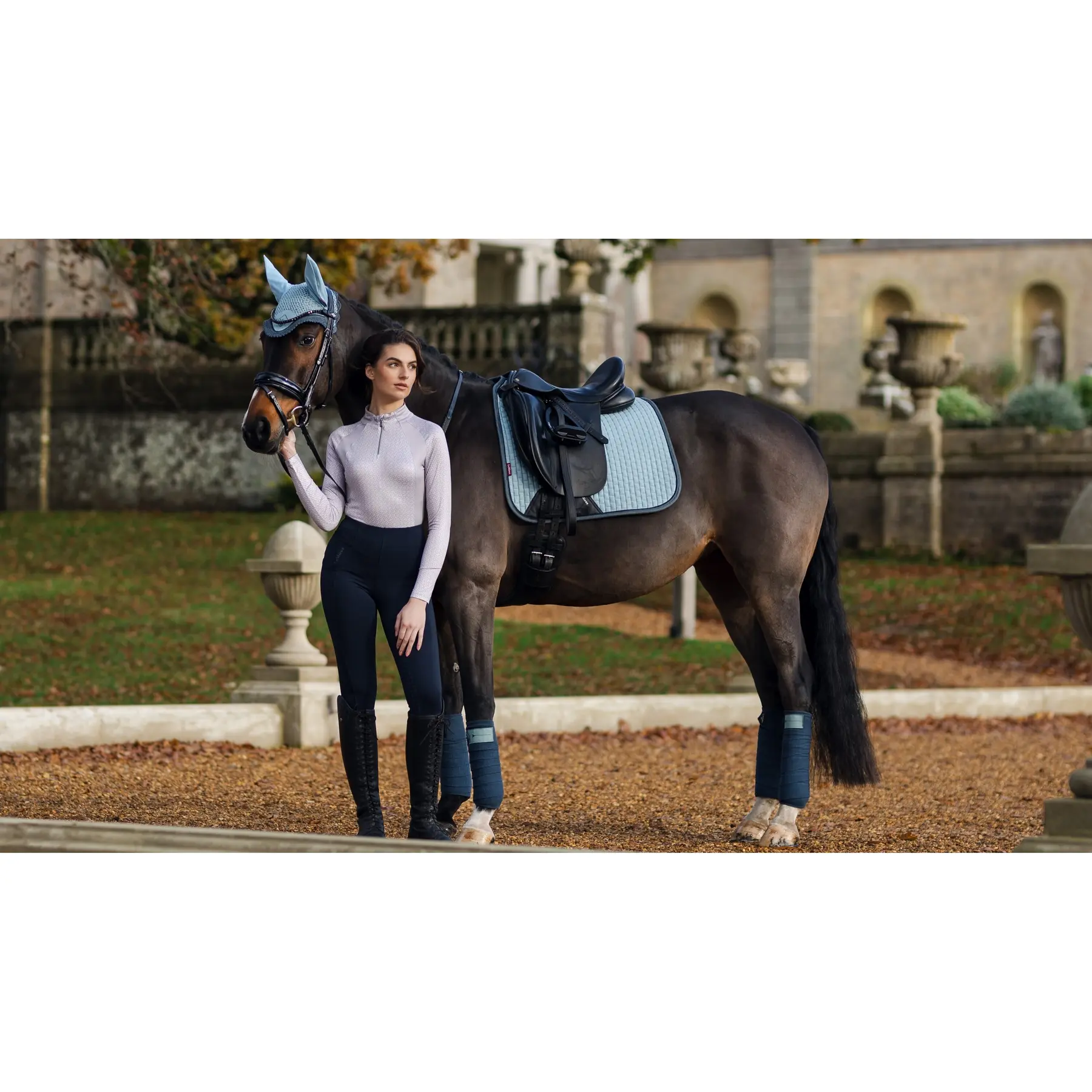 Meilleurs prix pour Tapis de dressage pour cheval en daim LeMieux