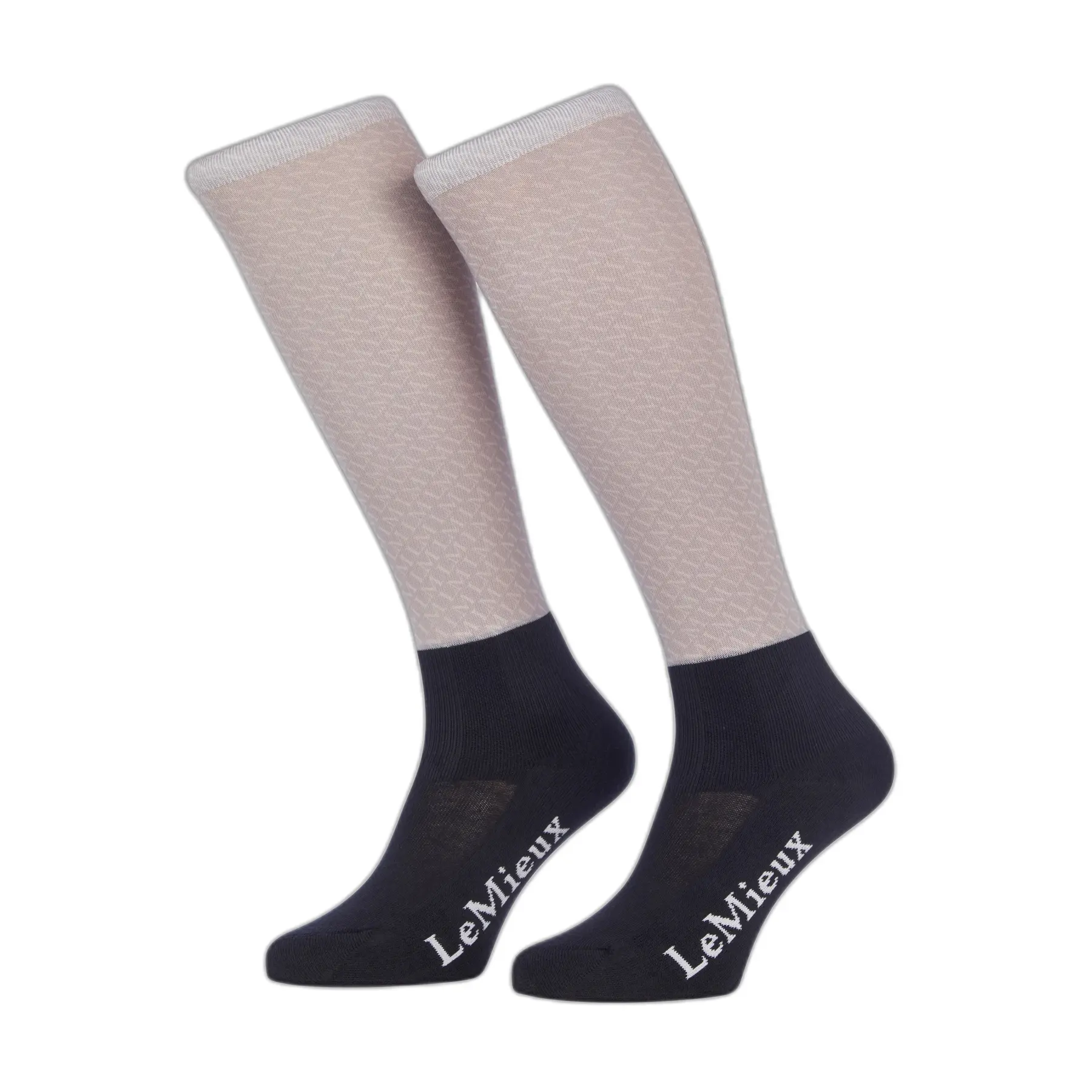 Lemieux Girls Beige Riding Socks Footsie
