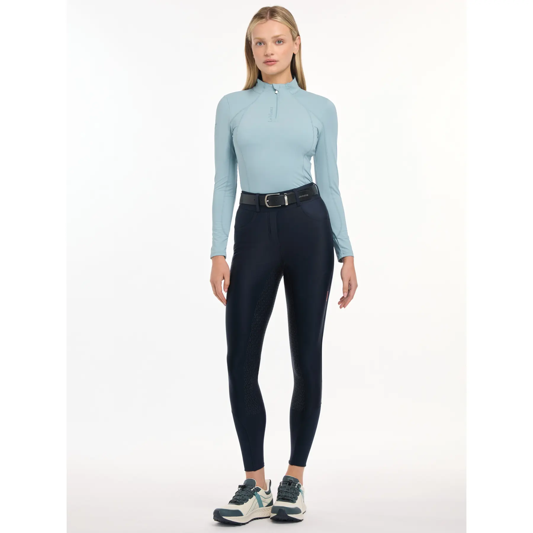 Lemieux Women's Bleu Full Grip Riding Leggings