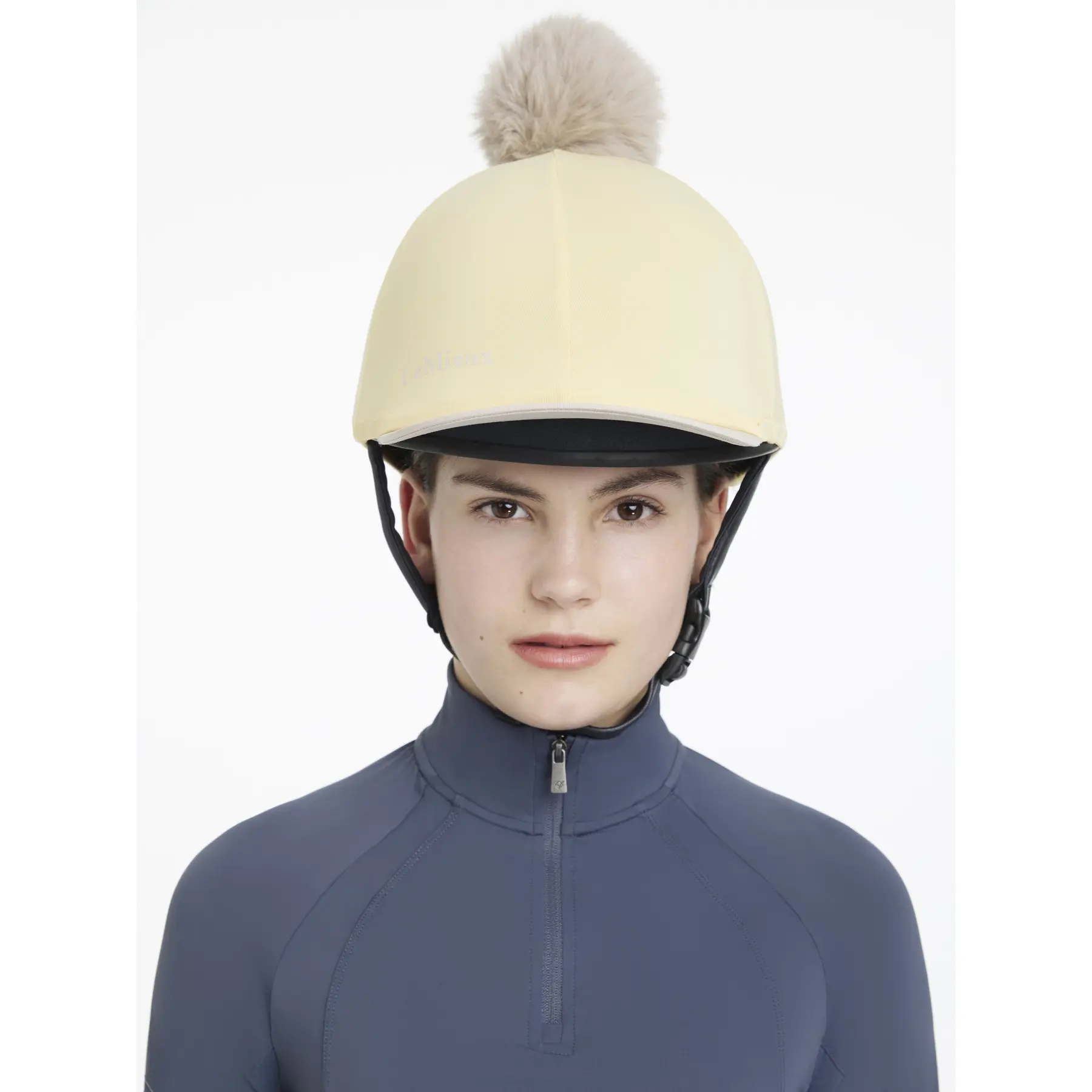 Lemieux Women's Jaune Horse Riding Hat Cover For
