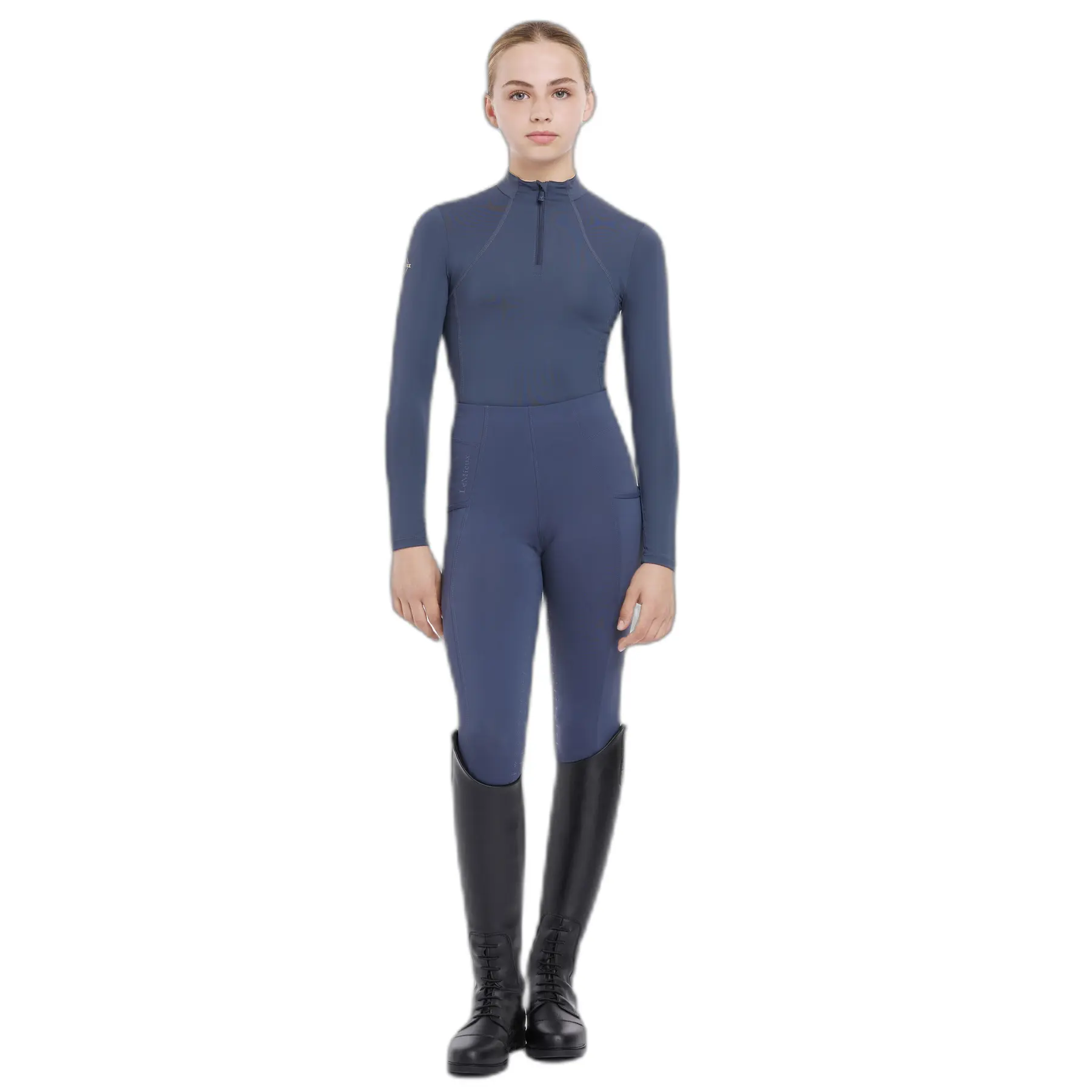 Lemieux Bleu Kid's Long-Sleeved Riding Jersey