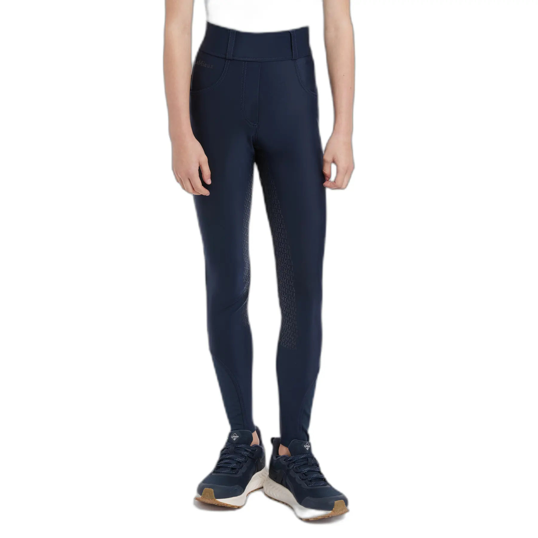 Lemieux Bleu Children's Full Grip Riding Leggings Remi