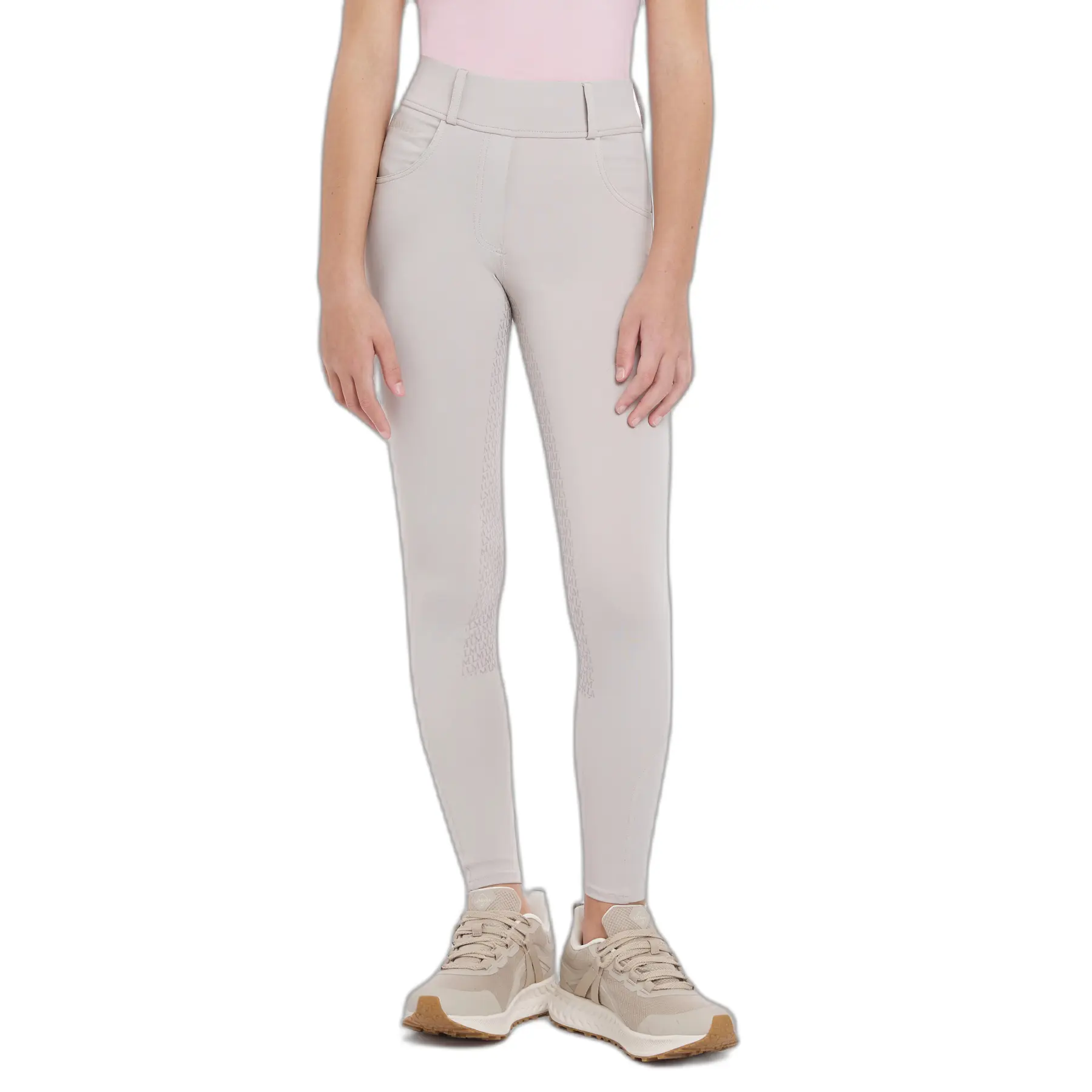 Lemieux Beige Children's Full Grip Riding Leggings Remi