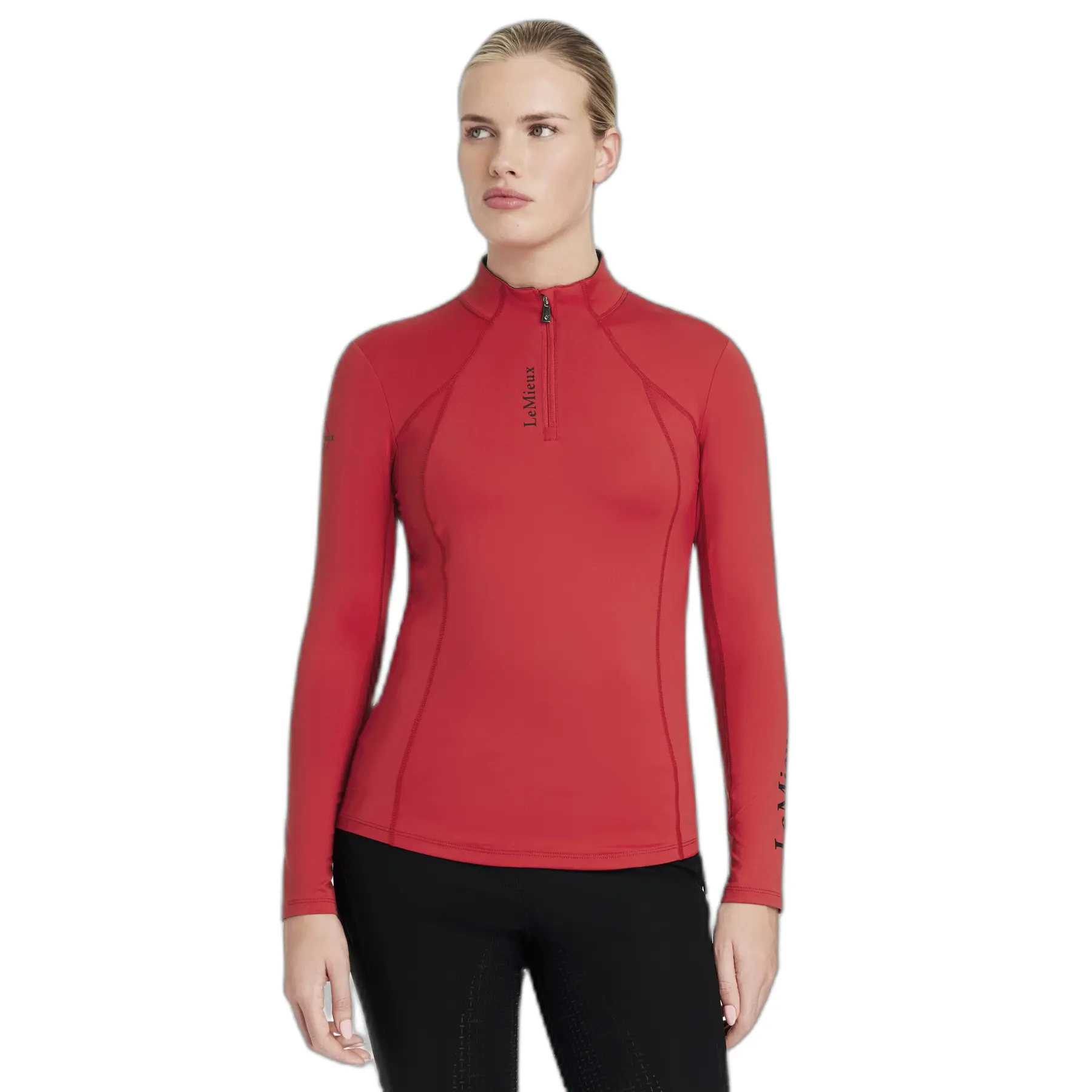 Lemieux Orange Long Sleeve Riding Jersey Classique