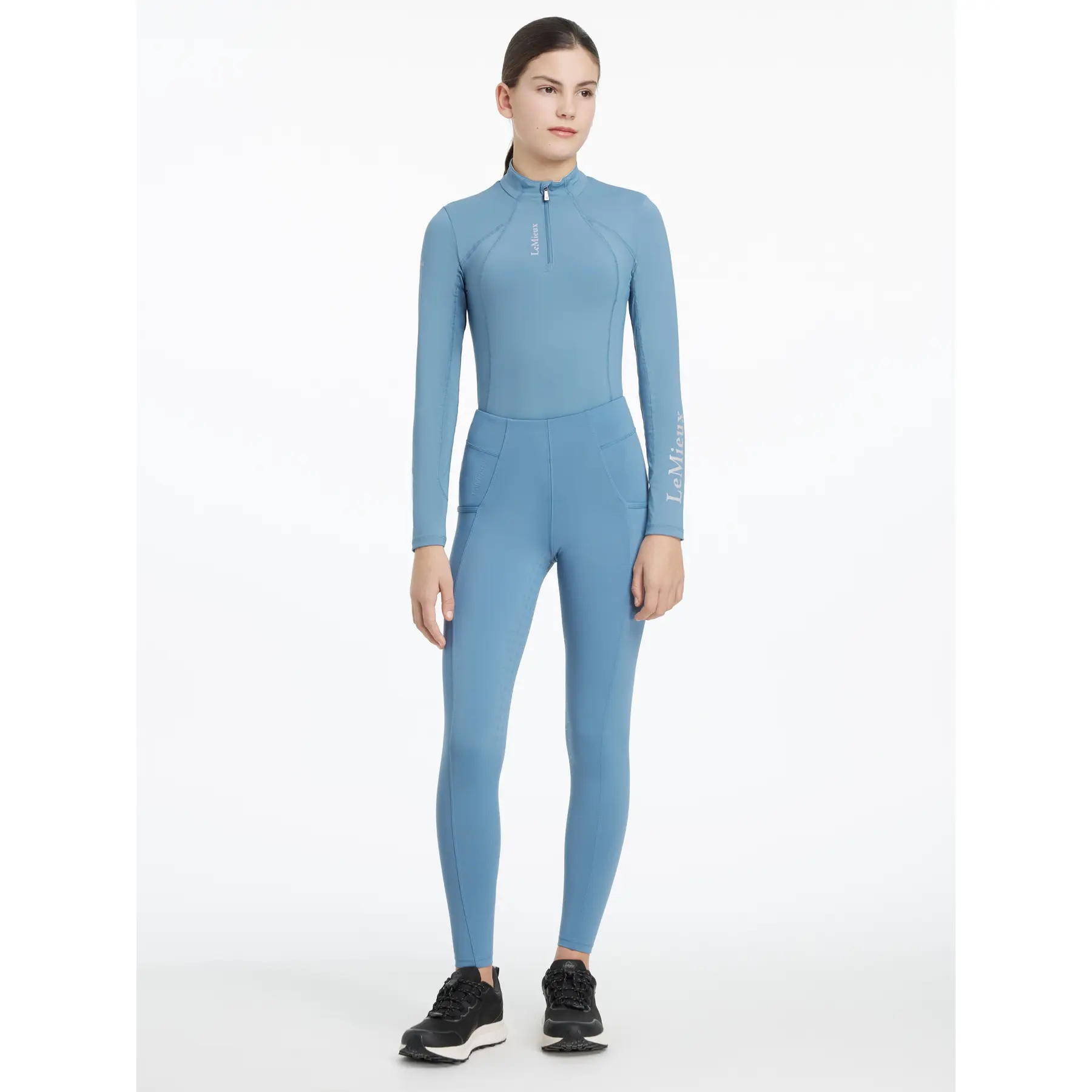 Lemieux Bleu Children's Full Grip Riding Leggings Orla
